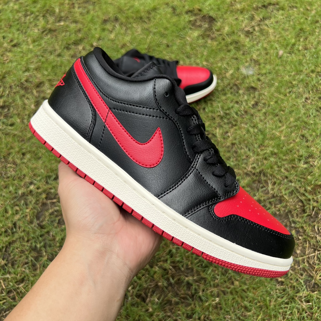 aj1黑红low尺码35.5-46纯原版️AirJordan1BredSailAJ1Low黑红篮球鞋DC