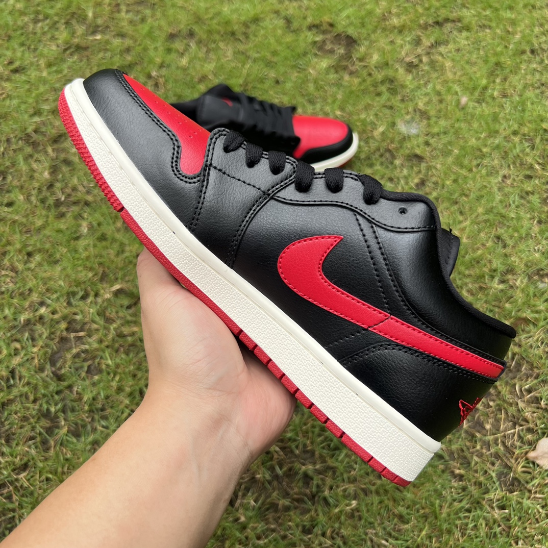 aj1黑红low尺码35.5-46纯原版️AirJordan1BredSailAJ1Low黑红篮球鞋DC