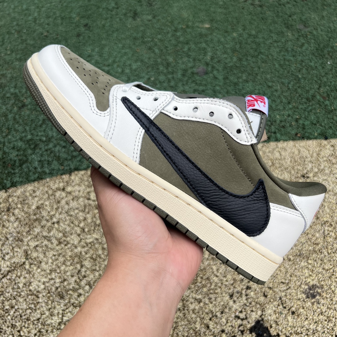 aj1倒钩低帮军绿尺码40-47.5特供LJR版-TravisScottxJordanAirJordan