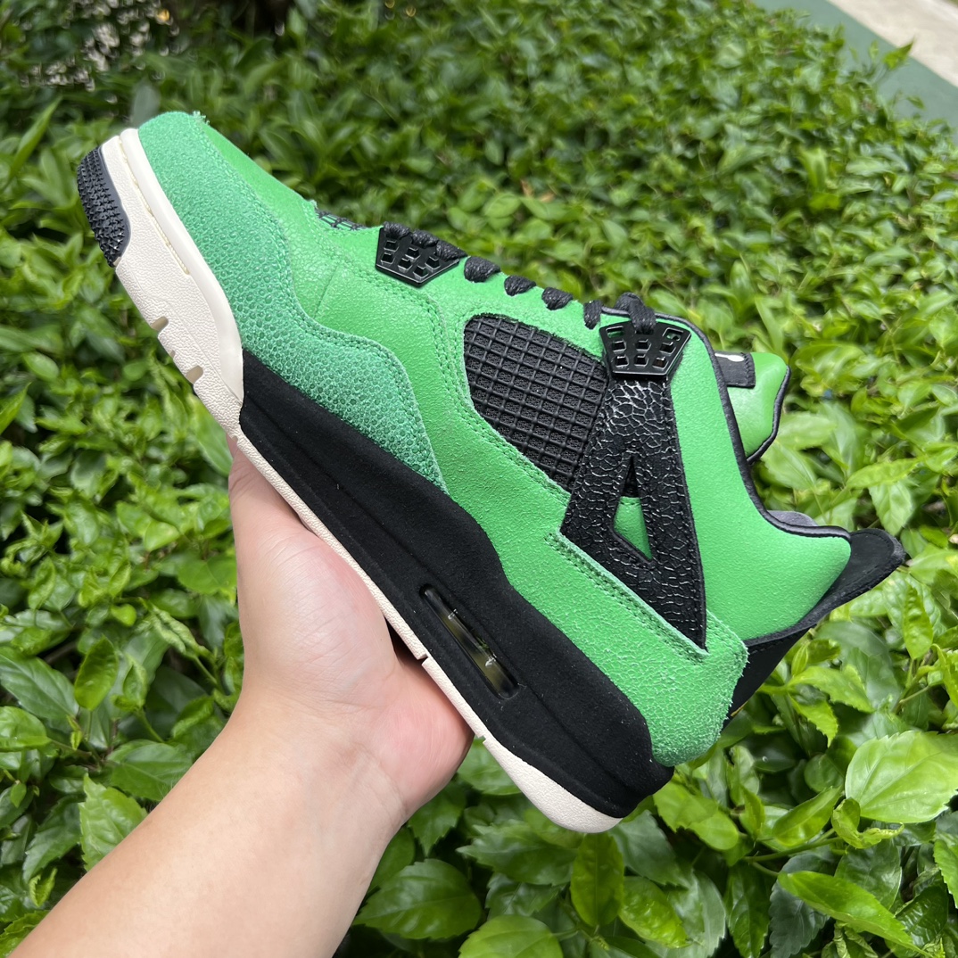 aj4鸭子黑绿尺码40-48.5AirJordan4Manila马尼拉复古篮球鞋黑绿