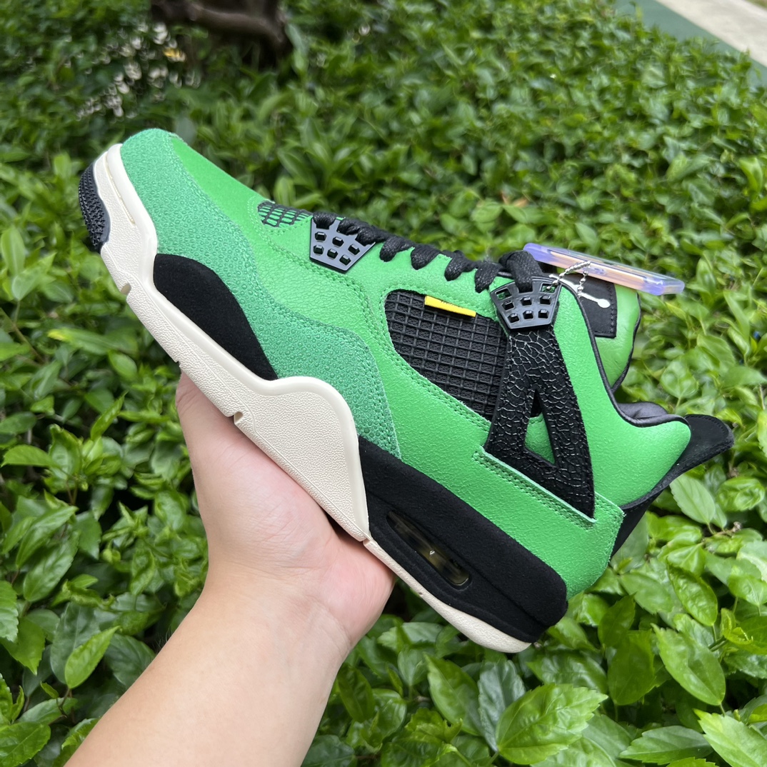 aj4鸭子黑绿尺码40-48.5AirJordan4Manila马尼拉复古篮球鞋黑绿