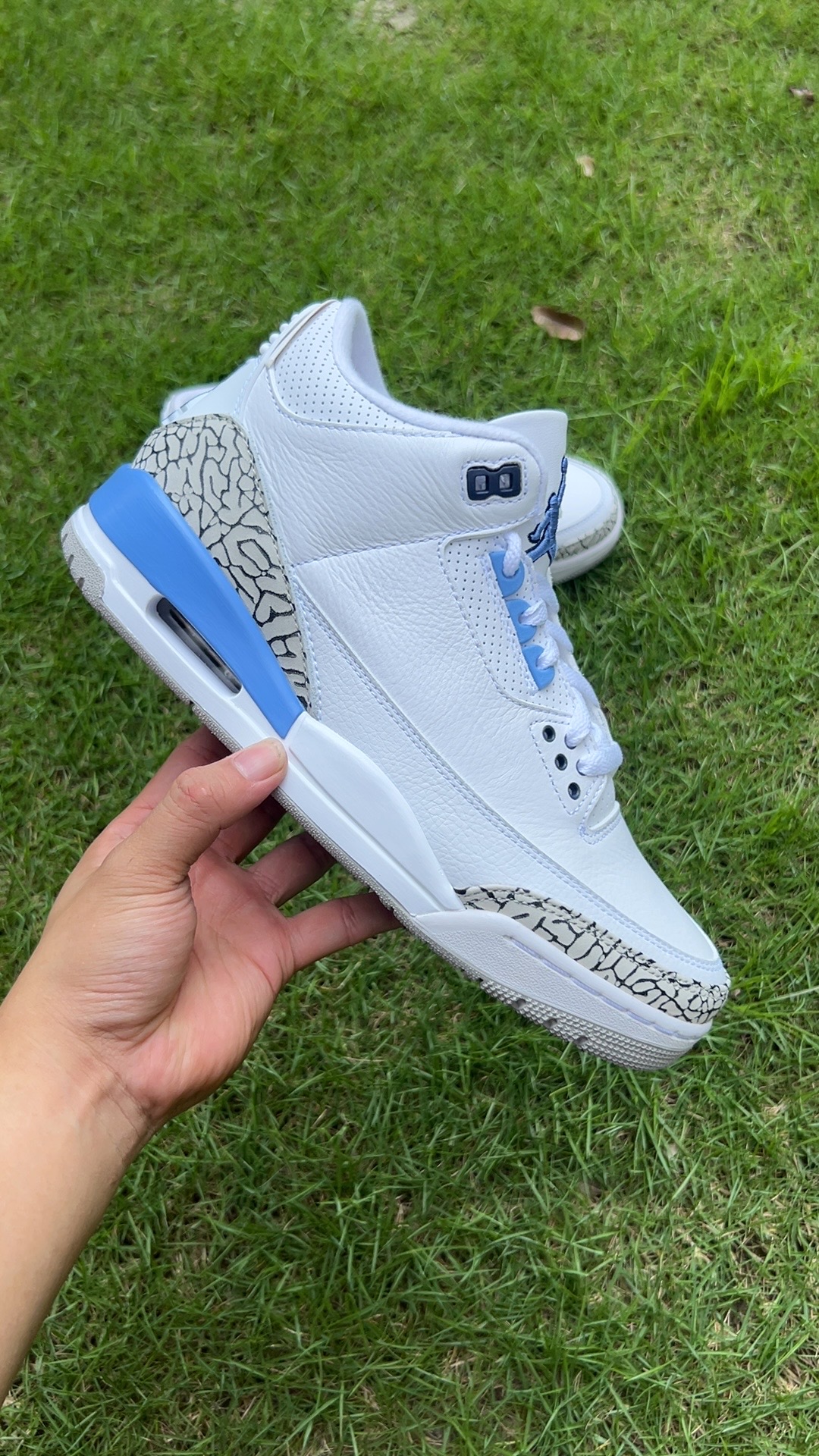 aj3北卡蓝尺码40-47.5AirJordan3AJ3北卡蓝白蓝UNC爆裂纹PE球鞋CT8532-10