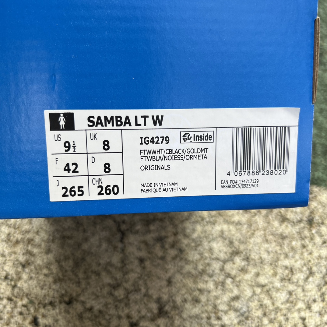 阿迪达斯桑巴白灰黑 LT s2纯原版‼️
尺码：36-45 特价😇
Adidas阿迪达斯 Samba L