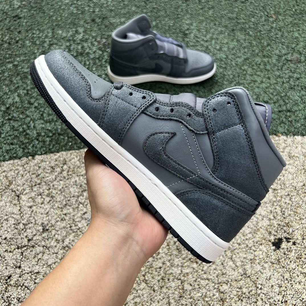 aj1Mid深灰纯原版️尺码40-46AirJordan1MidSE休闲鞋FJ3448-001