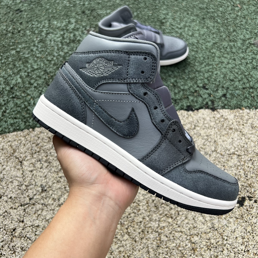 aj1Mid深灰纯原版️尺码40-46AirJordan1MidSE休闲鞋FJ3448-001