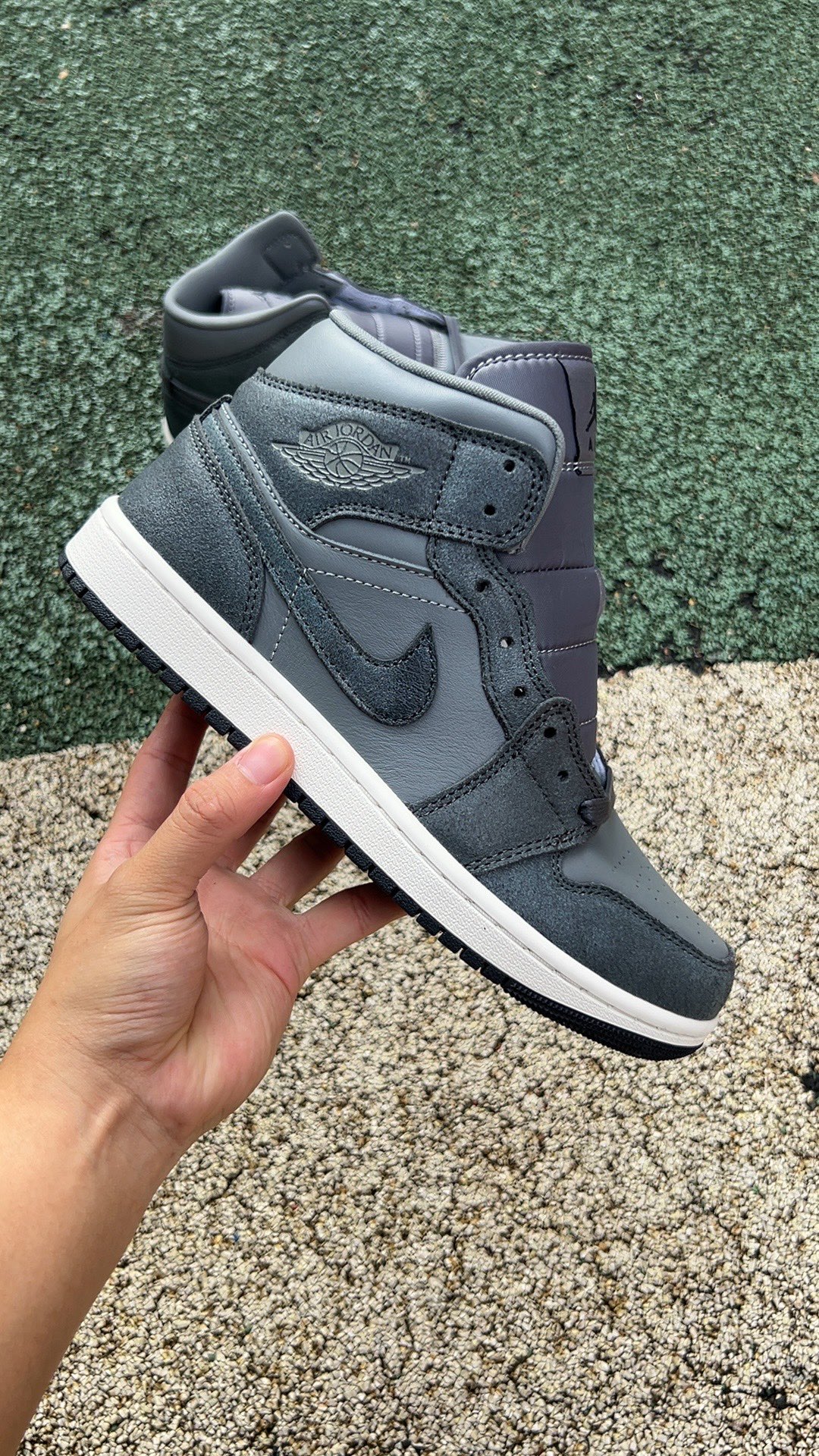 aj1Mid深灰纯原版️尺码40-46AirJordan1MidSE休闲鞋FJ3448-001