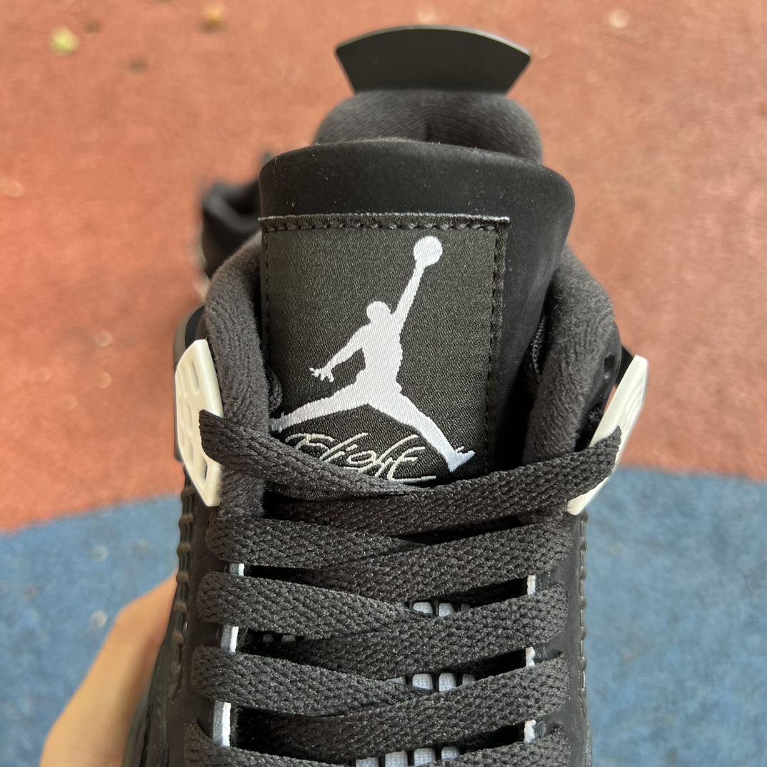 aj4黑白og纯原版️尺码36-47.5AirJordan4AJ4黑白奥利奥复古中帮篮球鞋FQ8138-