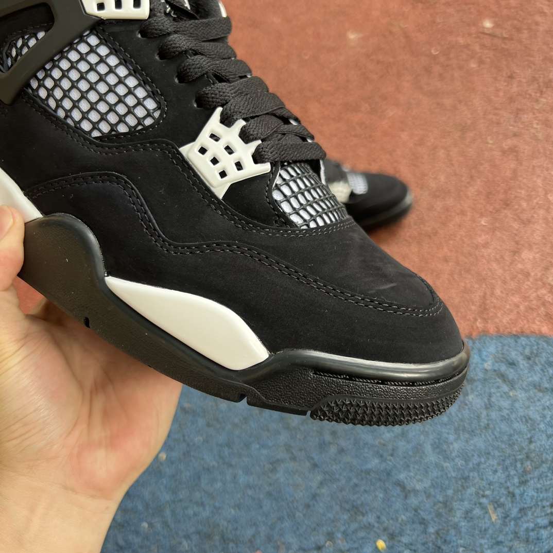 aj4黑白og纯原版️尺码36-47.5AirJordan4AJ4黑白奥利奥复古中帮篮球鞋FQ8138-