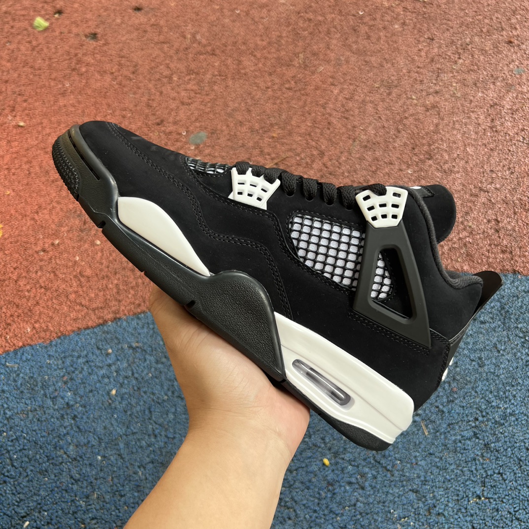 aj4黑白og纯原版️尺码36-47.5AirJordan4AJ4黑白奥利奥复古中帮篮球鞋FQ8138-