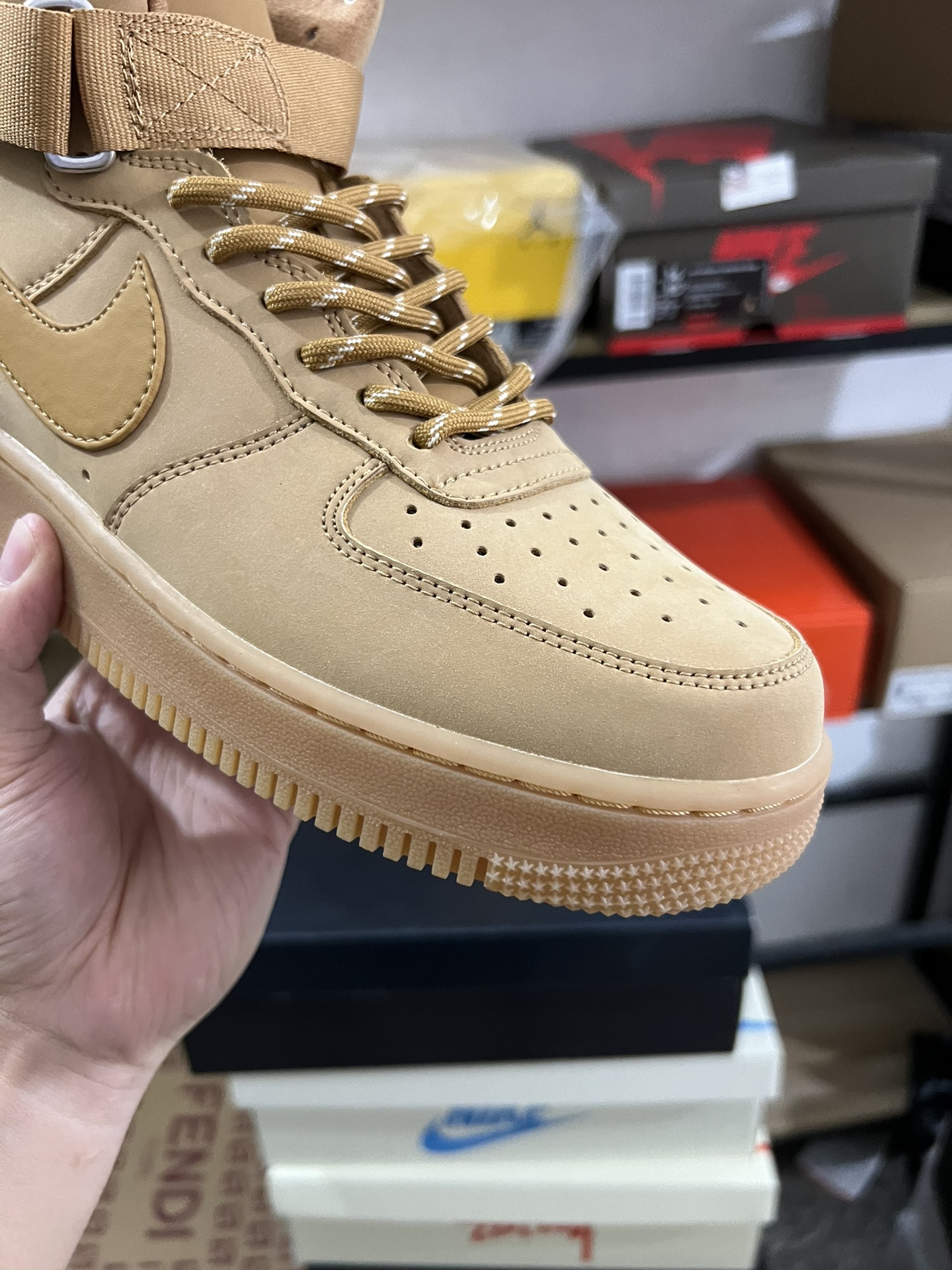 空军AF1小麦高帮 尺码:36-45 特价💰自取同价 8