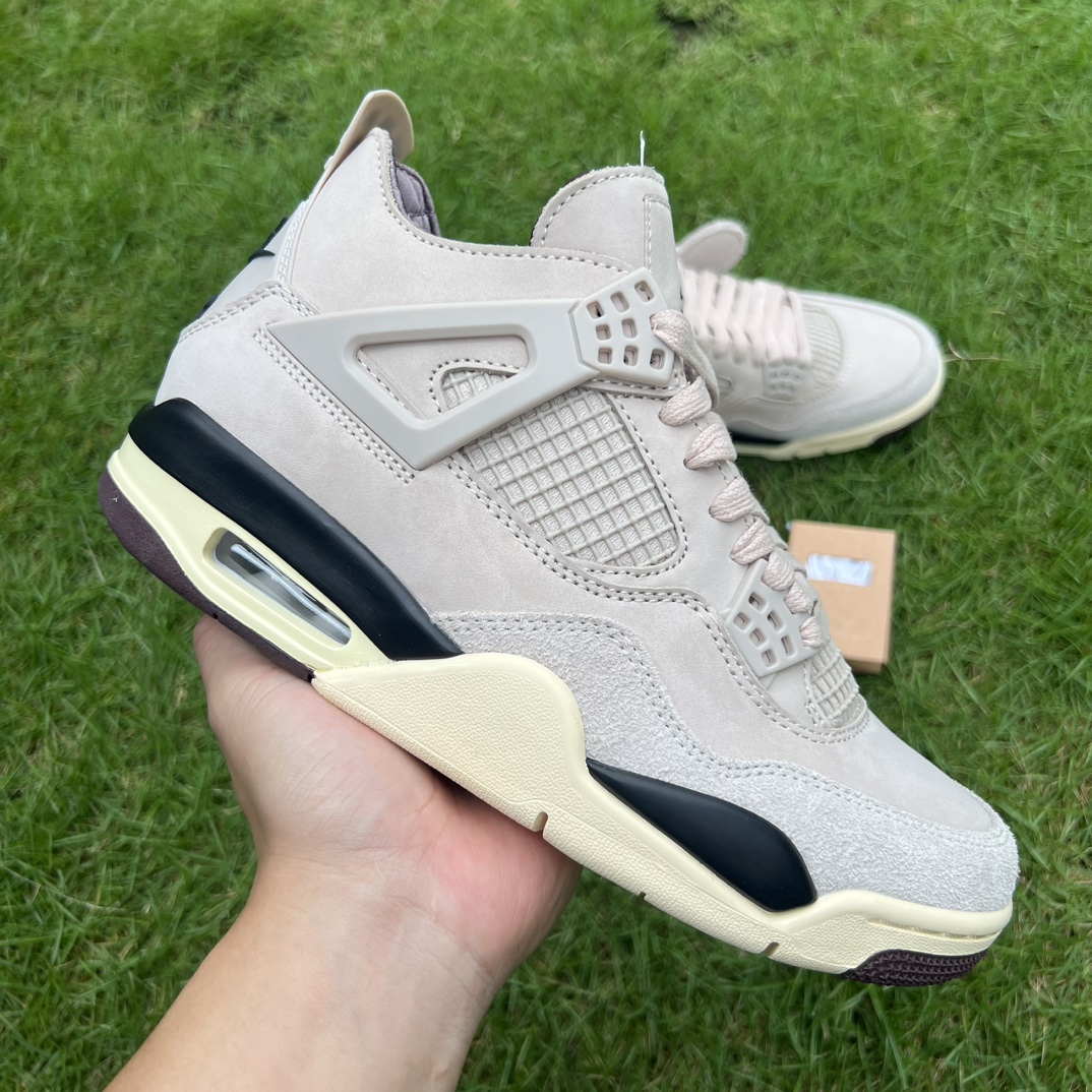 T1纯原版AMaManierexAirJordan4AJ4FZ4810-200aj4amm灰粉尺码40-