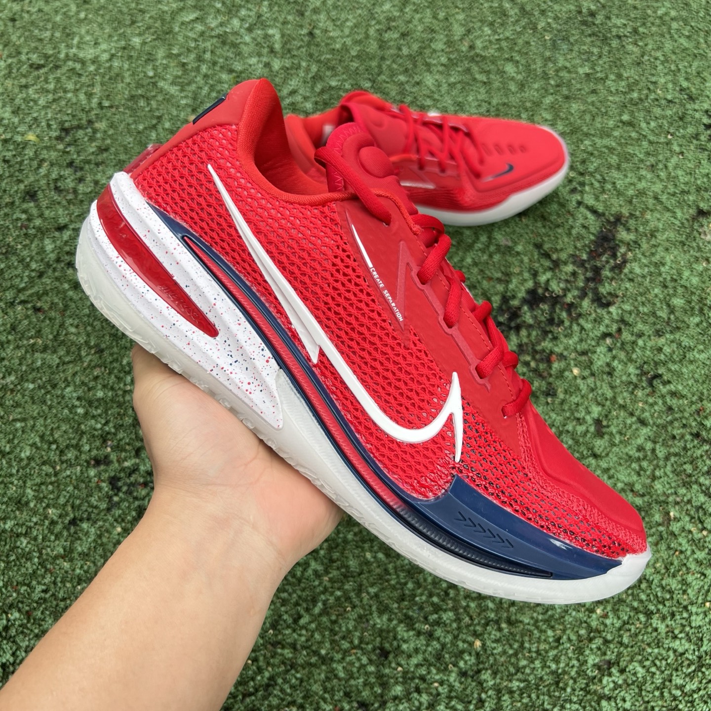 GT红蓝 OX纯原版‼️ 尺码：40-46

Nike Zoom GT Cut男子缓震低帮实战运动篮球鞋
