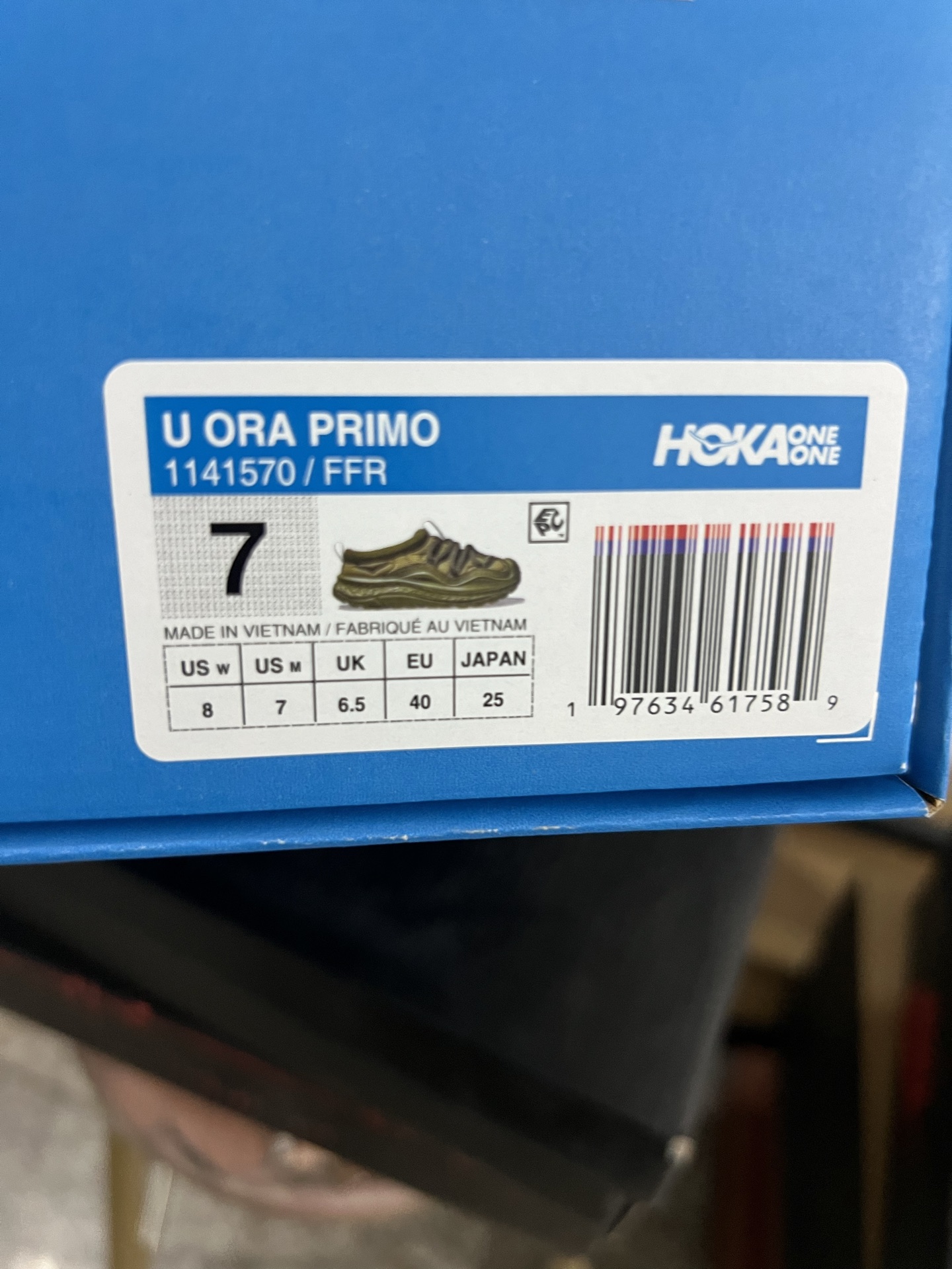 HOKA ONE ONE Ora Primo 绿色 加绒 保暖 货号：-FFR尺码：37-47，n