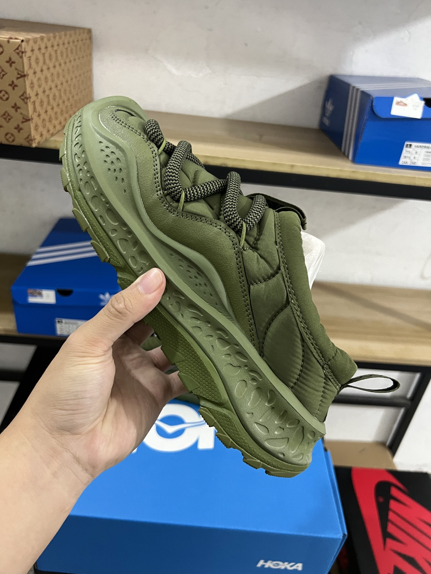 HOKA ONE ONE Ora Primo 绿色 加绒 保暖 货号：-FFR尺码：37-47，n