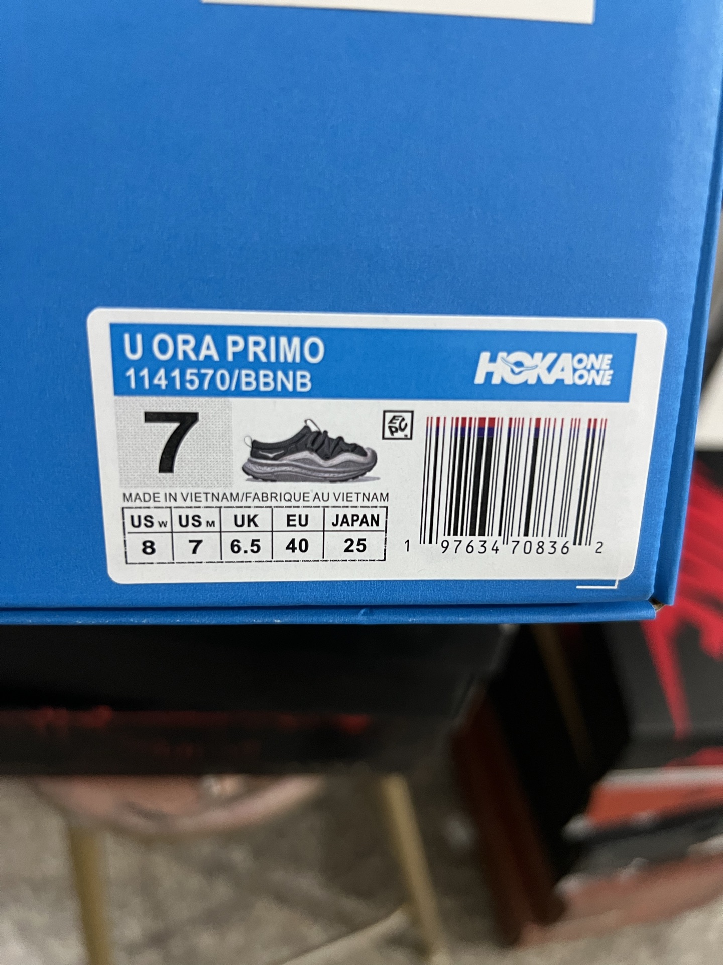 HOKA ONE ONE Ora Primo 黑灰 加绒 保暖 货号：-BBNB尺码：37-47，n