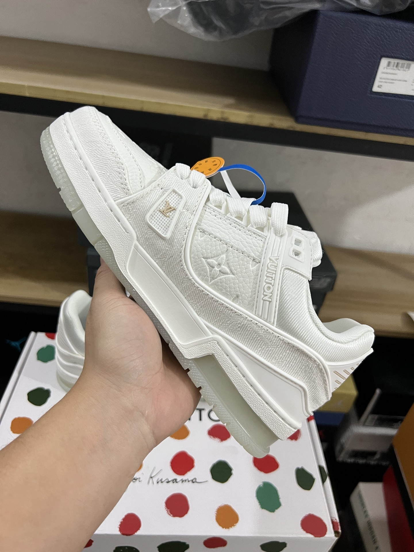 Lv Trainer 牛仔 纯白 尺码:36-45,特价自取同价😇a细节 4