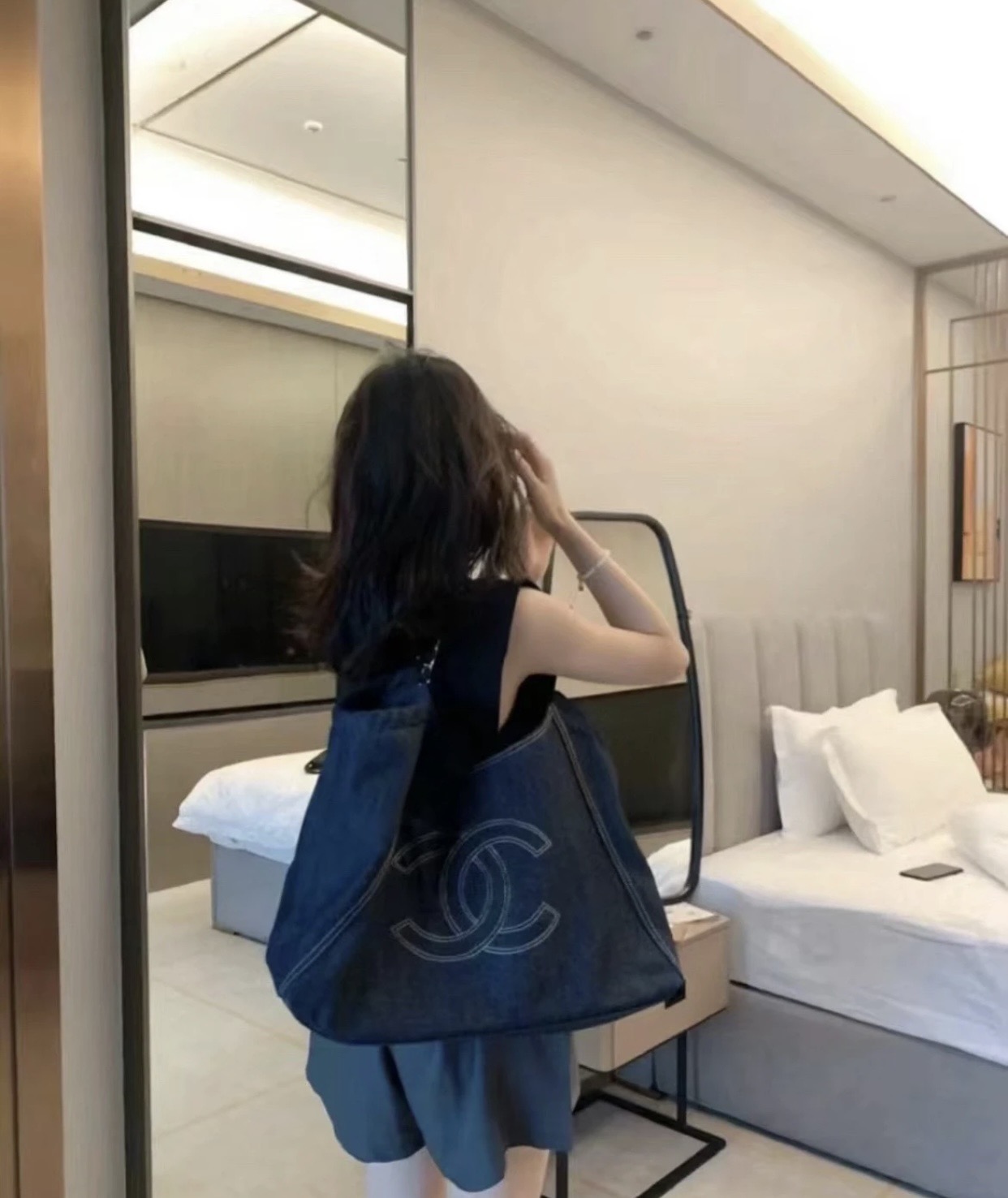 香奈儿 Chanel 高定典藏经典高奢皮具手袋托特包斜挎包女包 #CD1B04EE 3