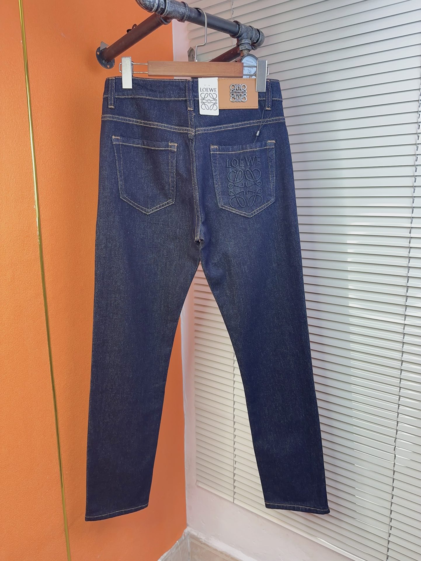 Loewe Men's Slim-Fit Straight Leg Stretch Denim Jeans - Classic Style 4 i1716553462 6070 9