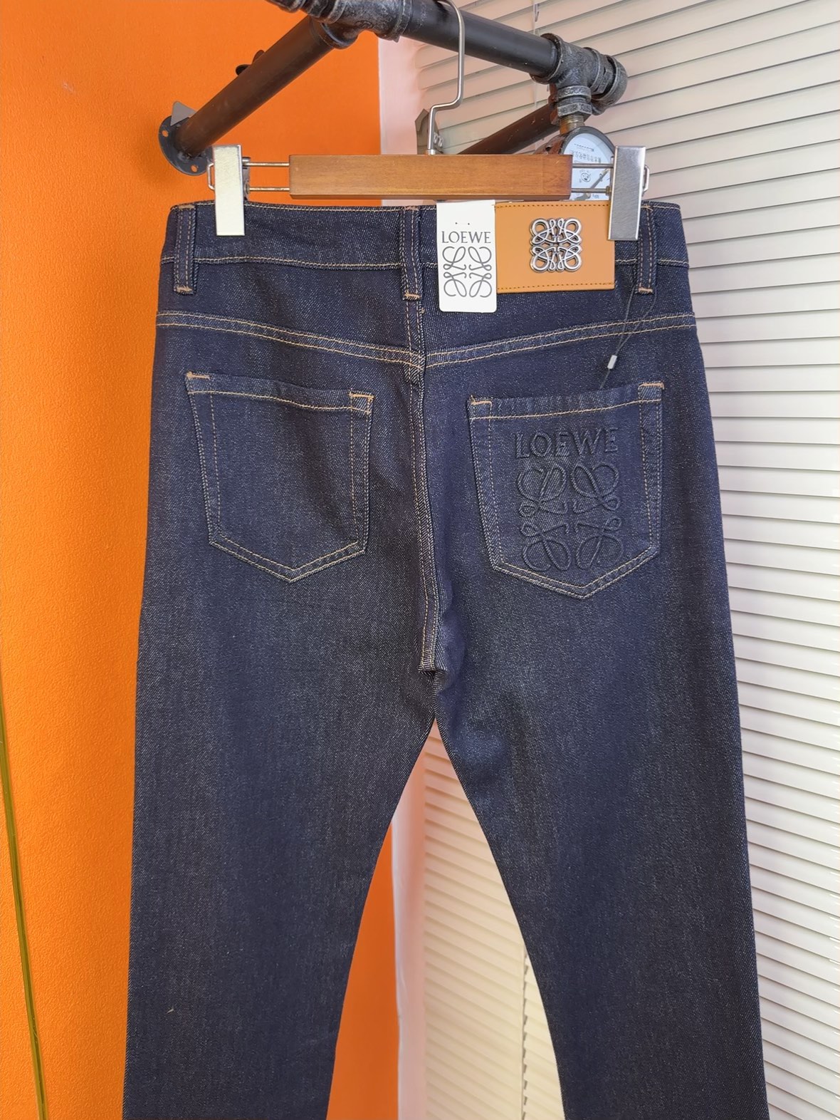 Loewe Men's Slim-Fit Straight Leg Stretch Denim Jeans - Classic Style 6 i1716553463 2141 15