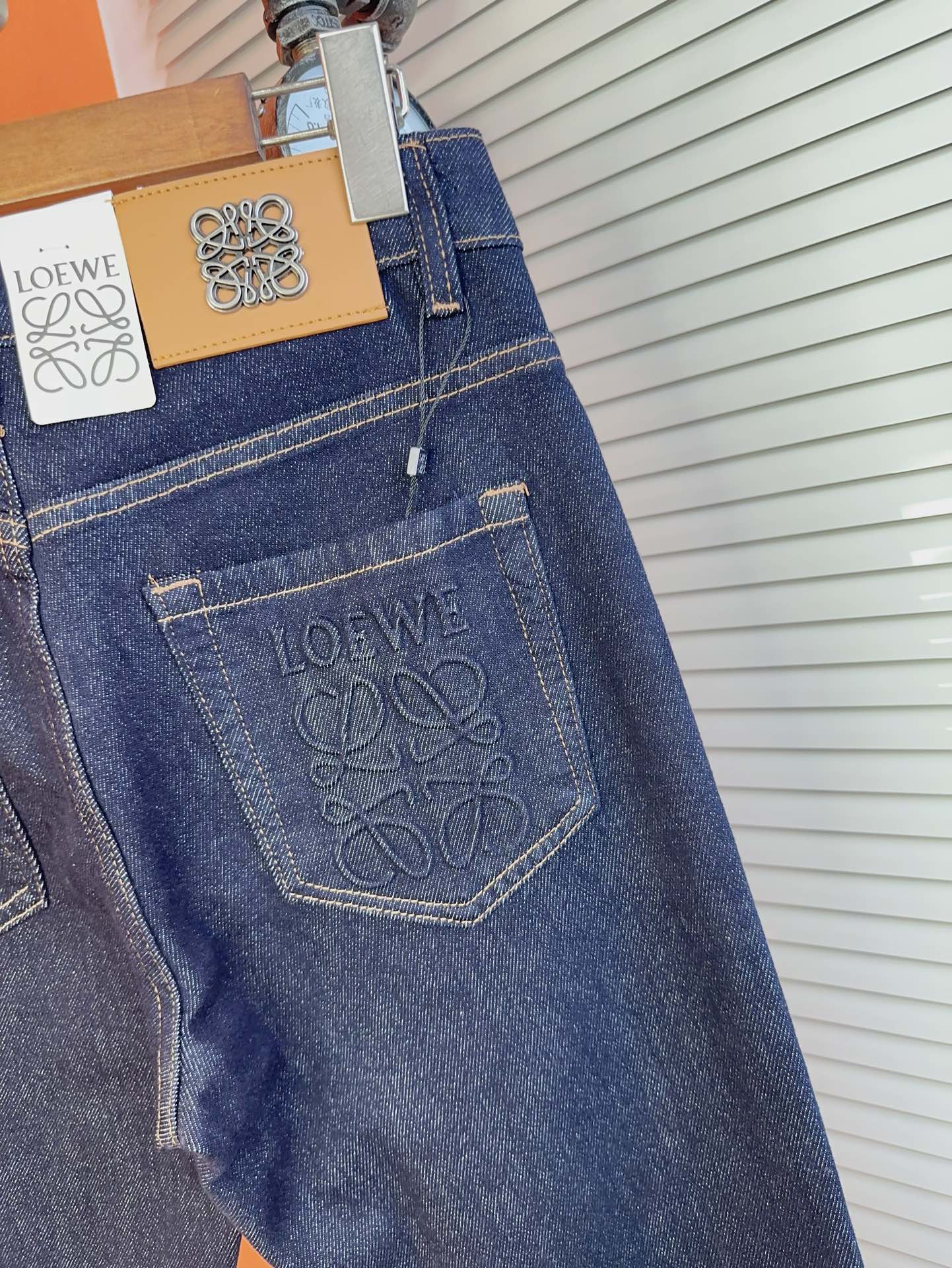 Loewe Men's Slim-Fit Straight Leg Stretch Denim Jeans - Classic Style 8 i1716553463 7604 18