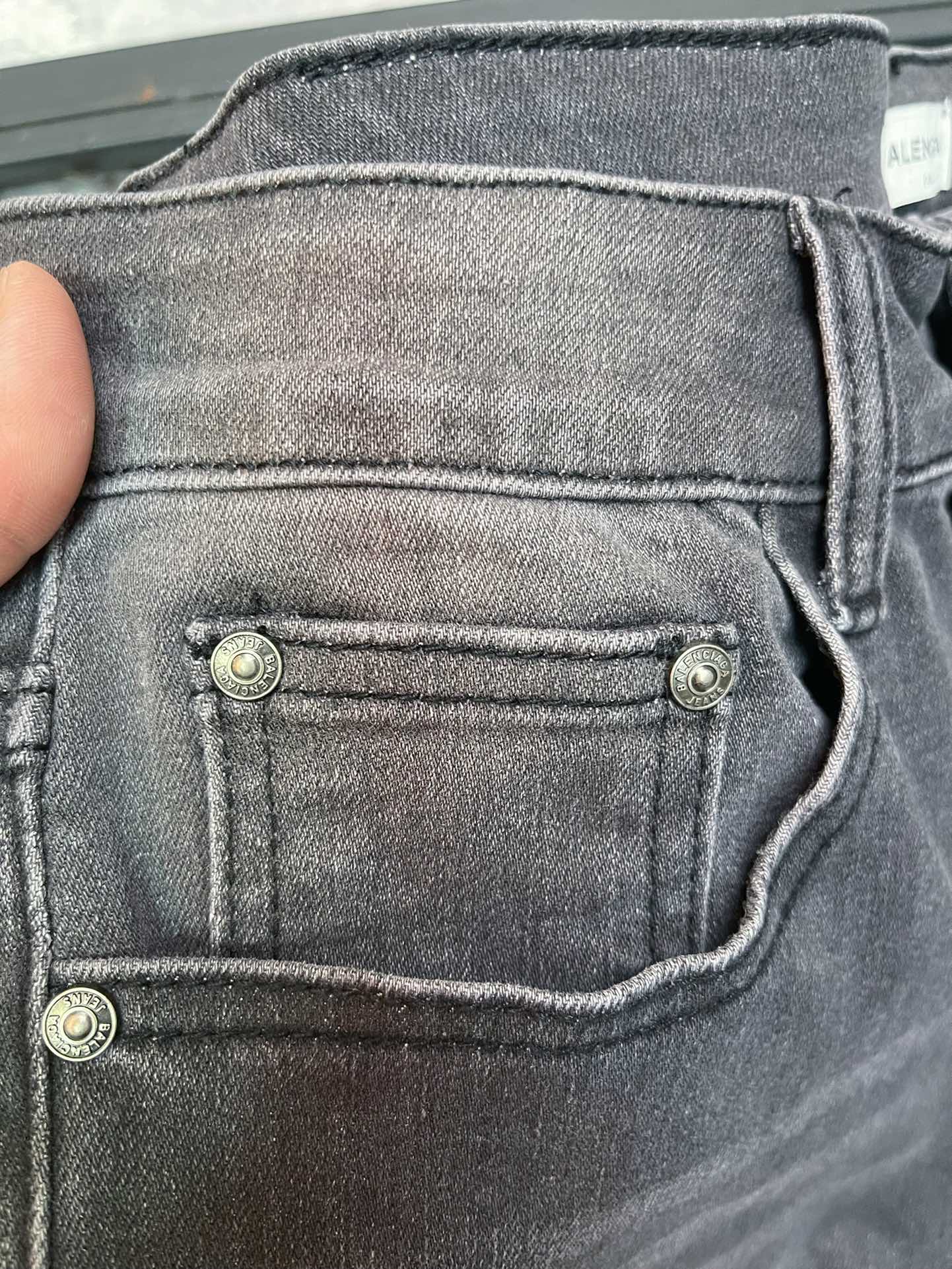 Balenciaga Men's Slim-Fit Gray Denim Jeans - Modern, Comfortable, & Stylish 6 i1730695553 7977 7