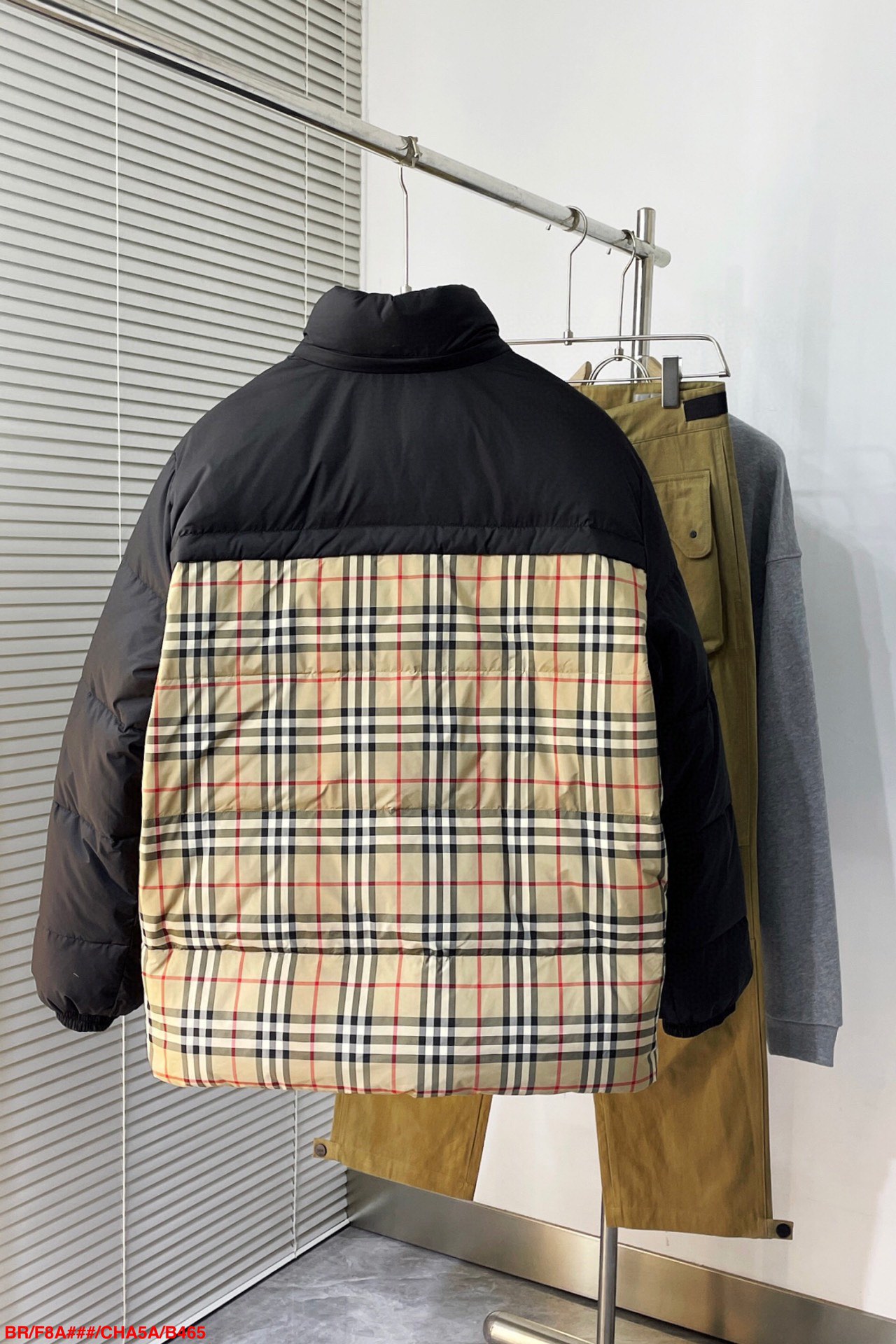 Burberry 24FW Reversible Padded Jacket in Classic Check and Black 3 i1732251146 3612 1