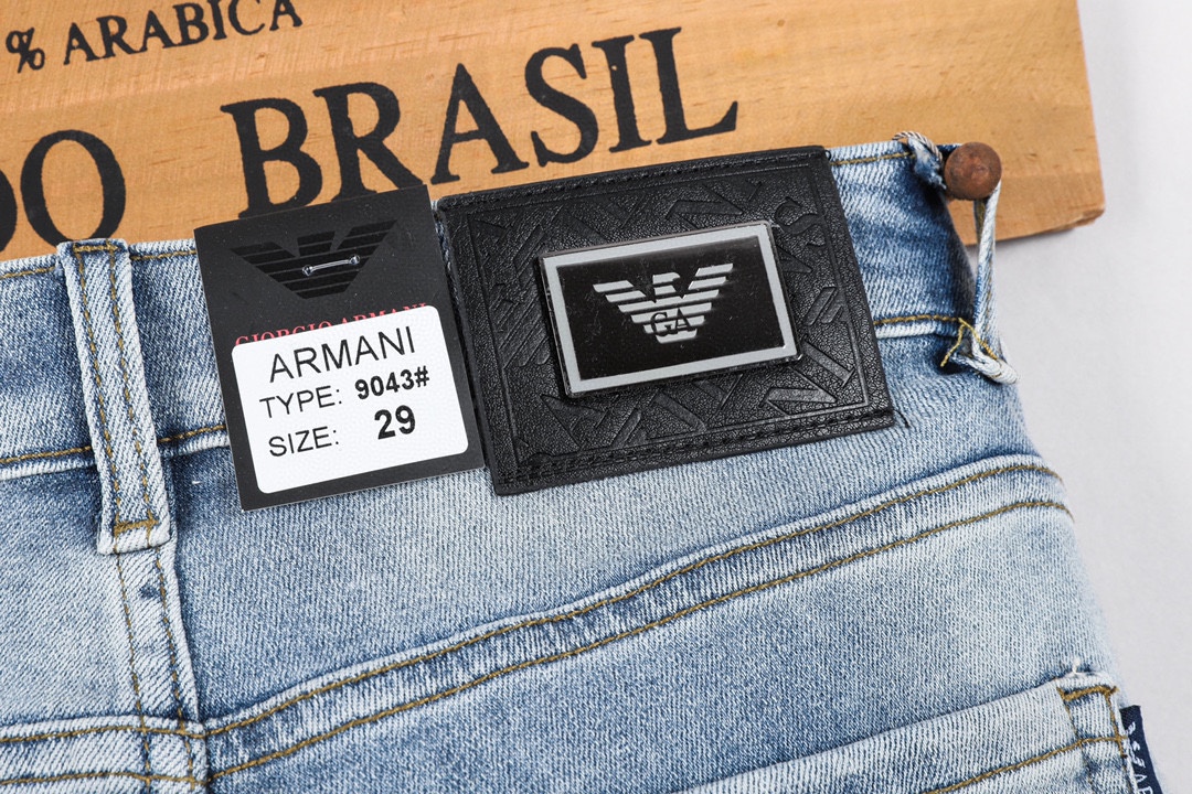 Stylish Armani Men's Slim Fit Jeans - Washed Denim, Sizes 29-38 Available 9 i1732810942 2222 6