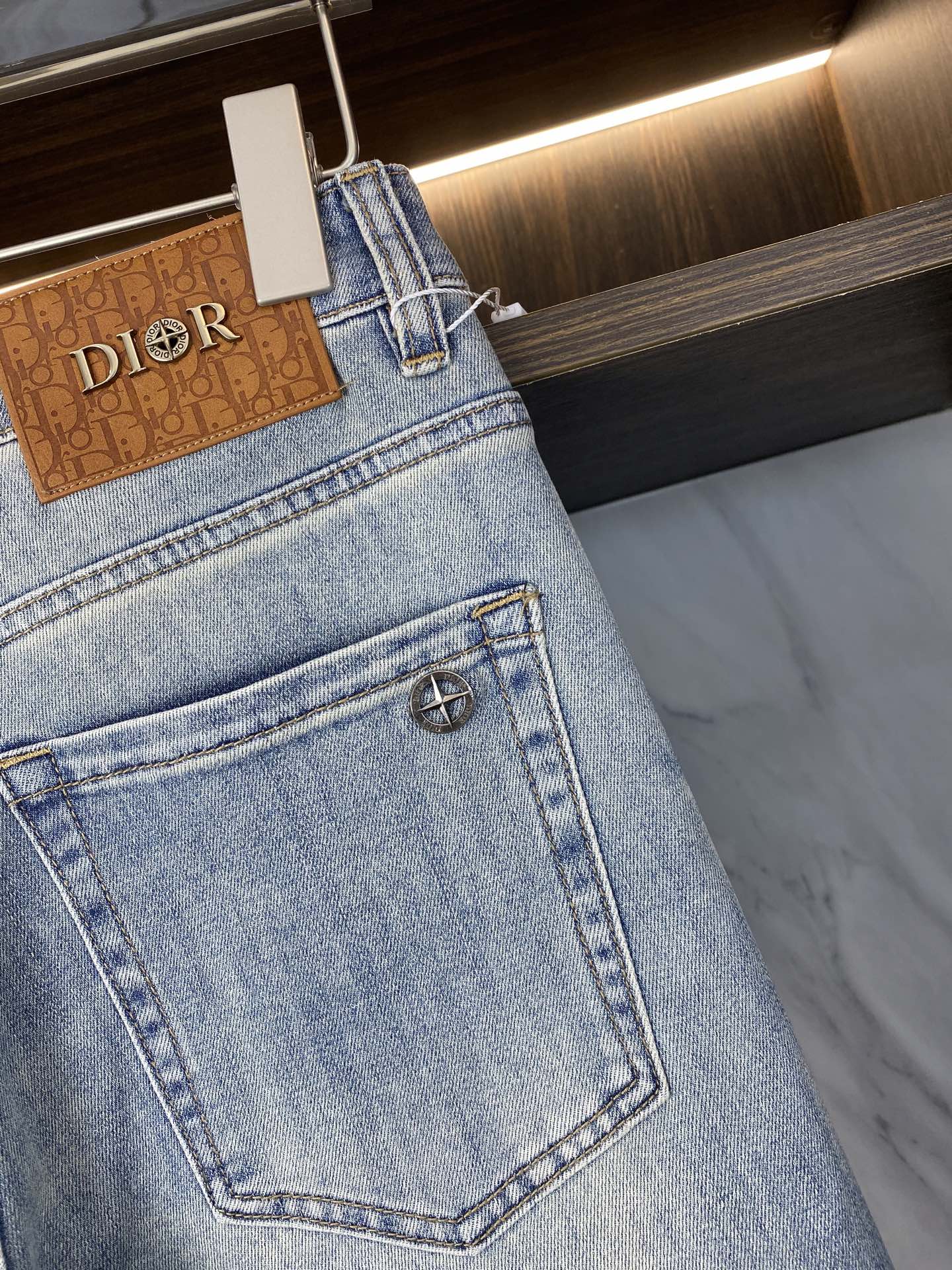 Dior Spring New Korean Style Casual Men's Jeans - Slim Fit & Comfortable 5 i1738916660672 1445 0 3