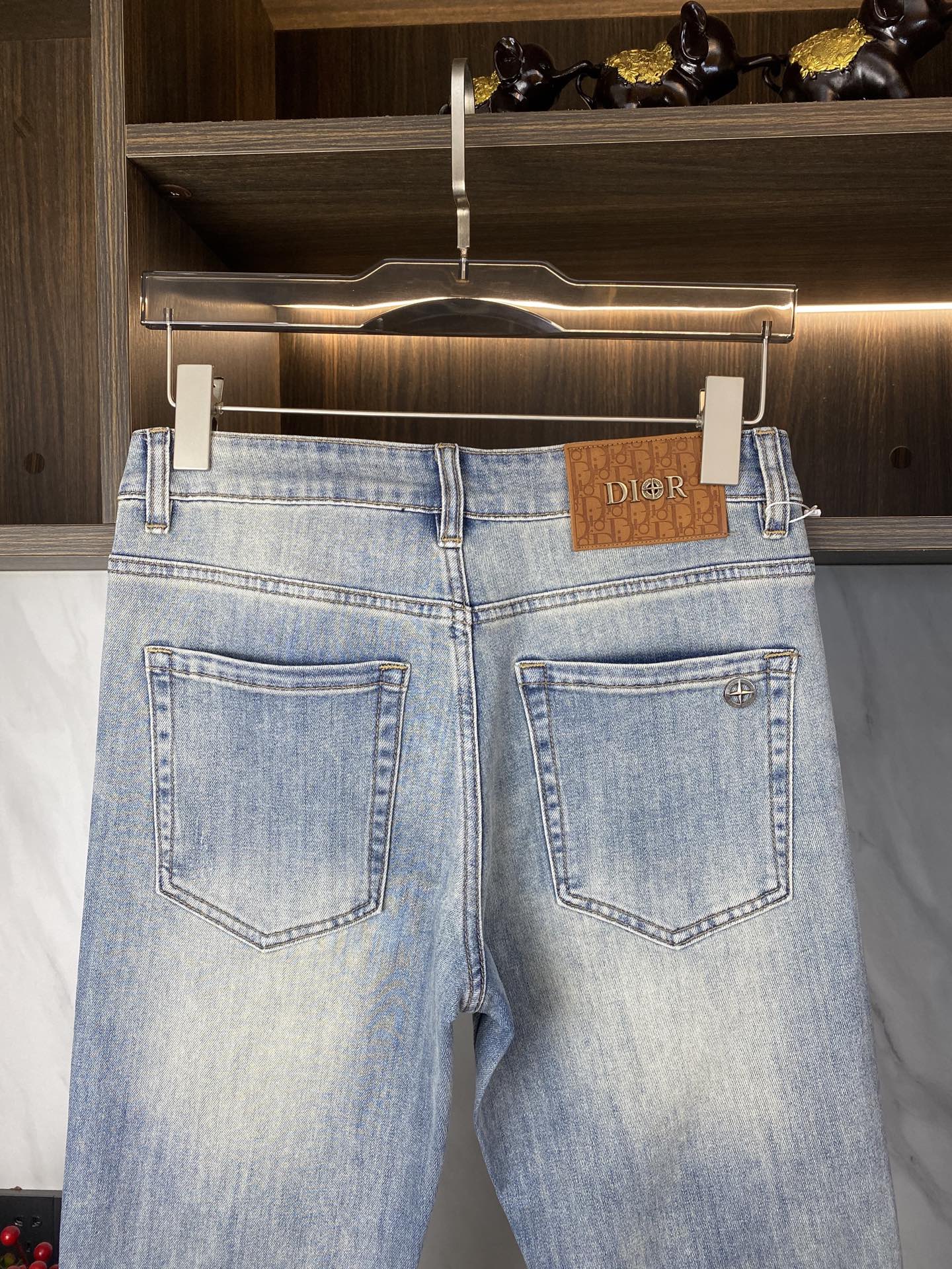 Dior Spring New Korean Style Casual Men's Jeans - Slim Fit & Comfortable 6 i1738916660752 8954 0 4