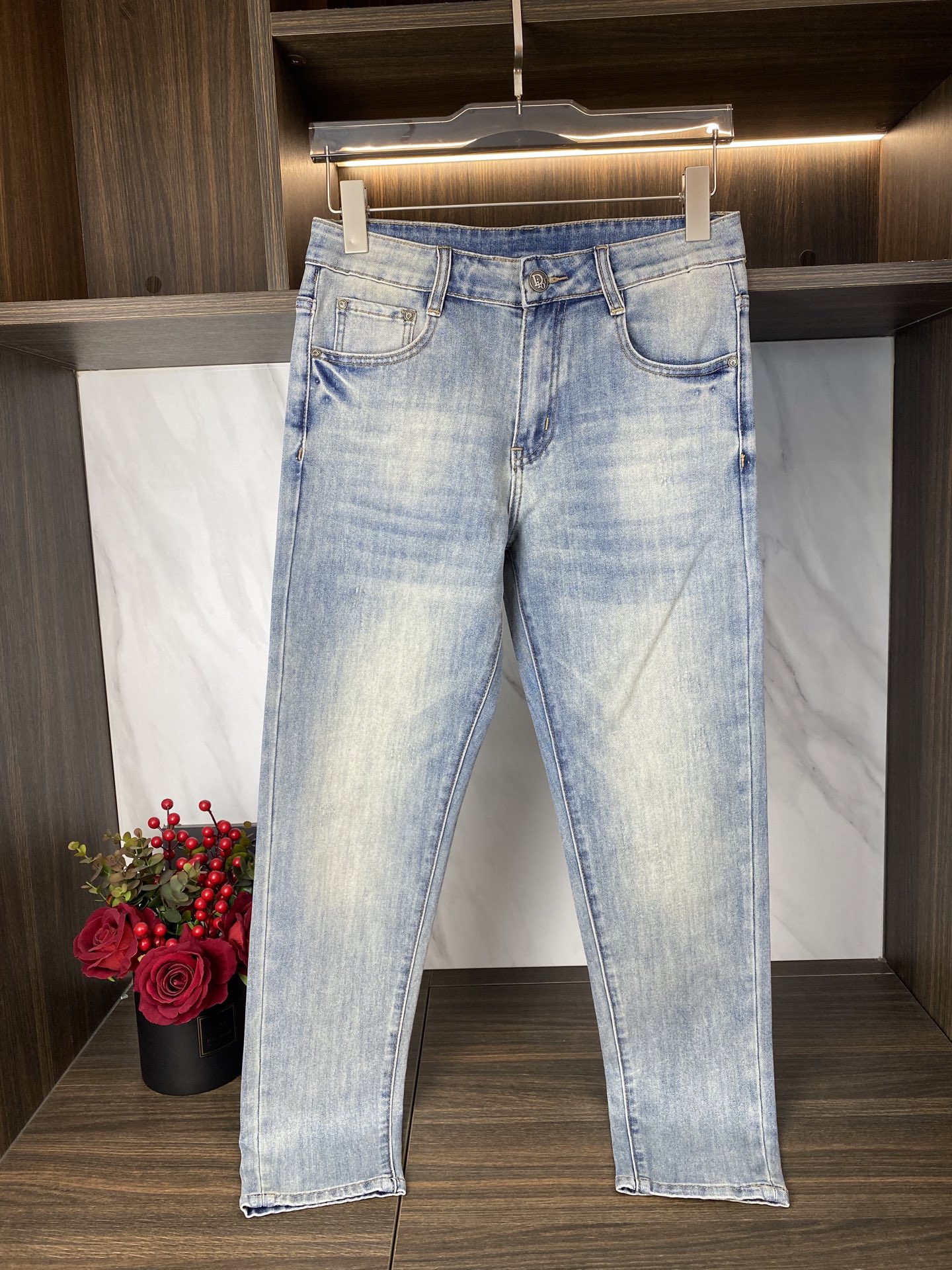 Dior Spring New Korean Style Casual Men's Jeans - Slim Fit & Comfortable 2 i1738916680702 4004 0 6