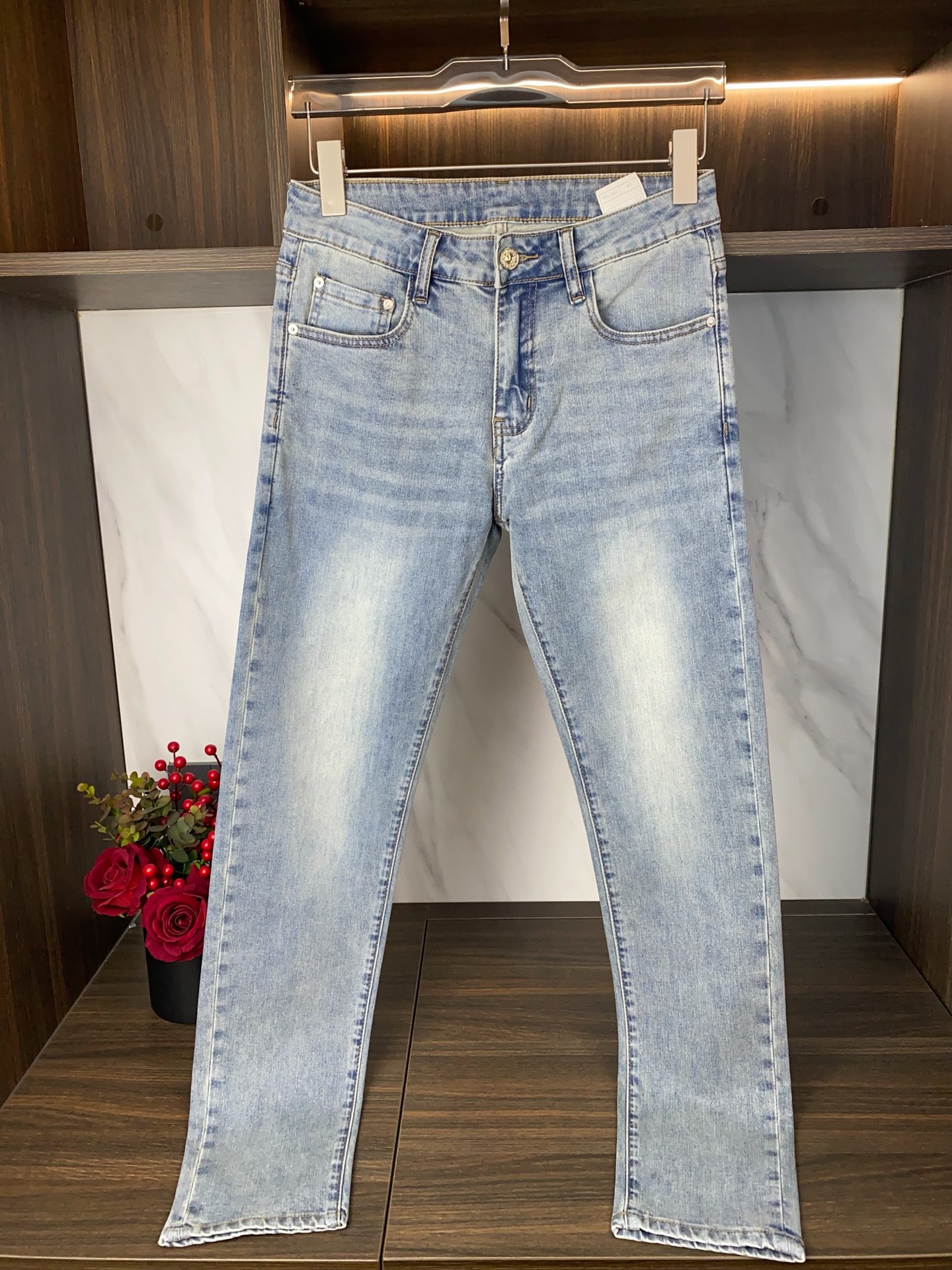 Dolce & Gabbana Men's Slim-Fit Angel Graphic Jeans - Italian Design 2 i1739945039406 3208 0 0