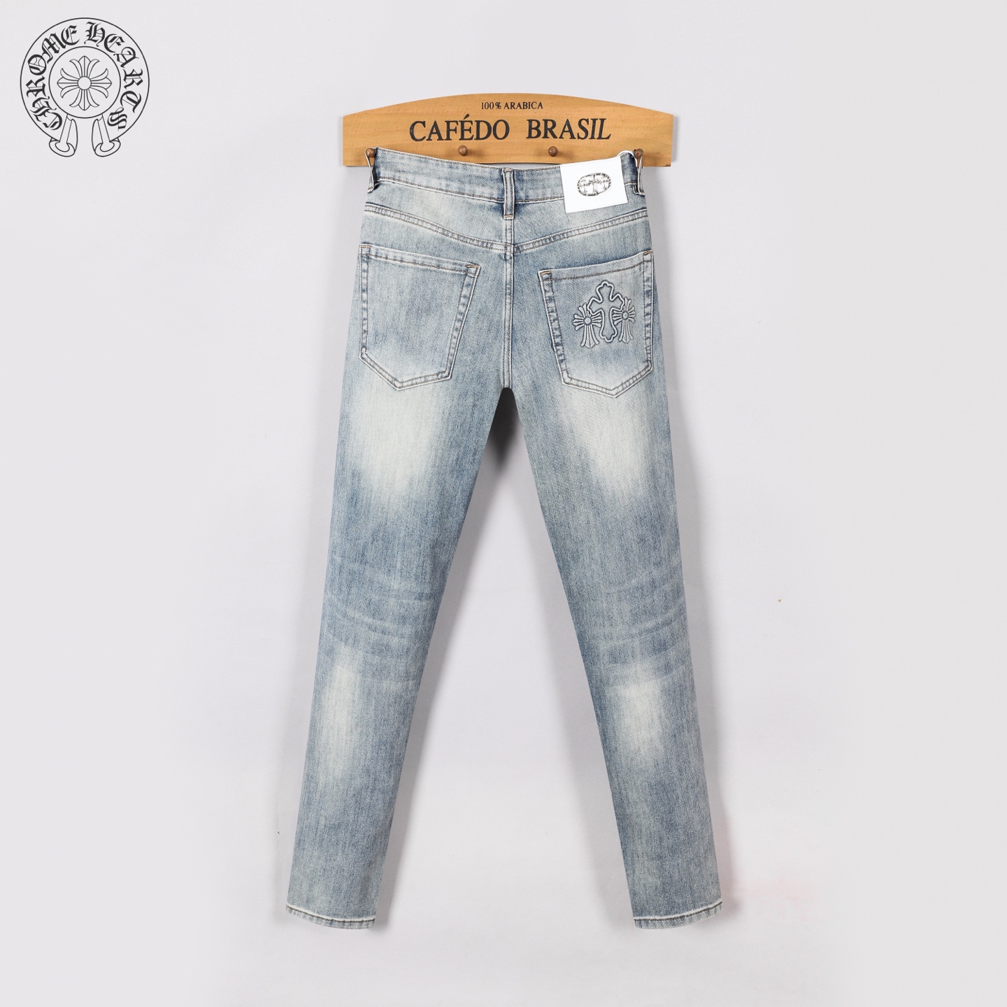 Chrome Hearts Men's Fashionable Denim Jeans - Slim Fit, Sizes 28-38 4 i1746029483670 6175 0 2