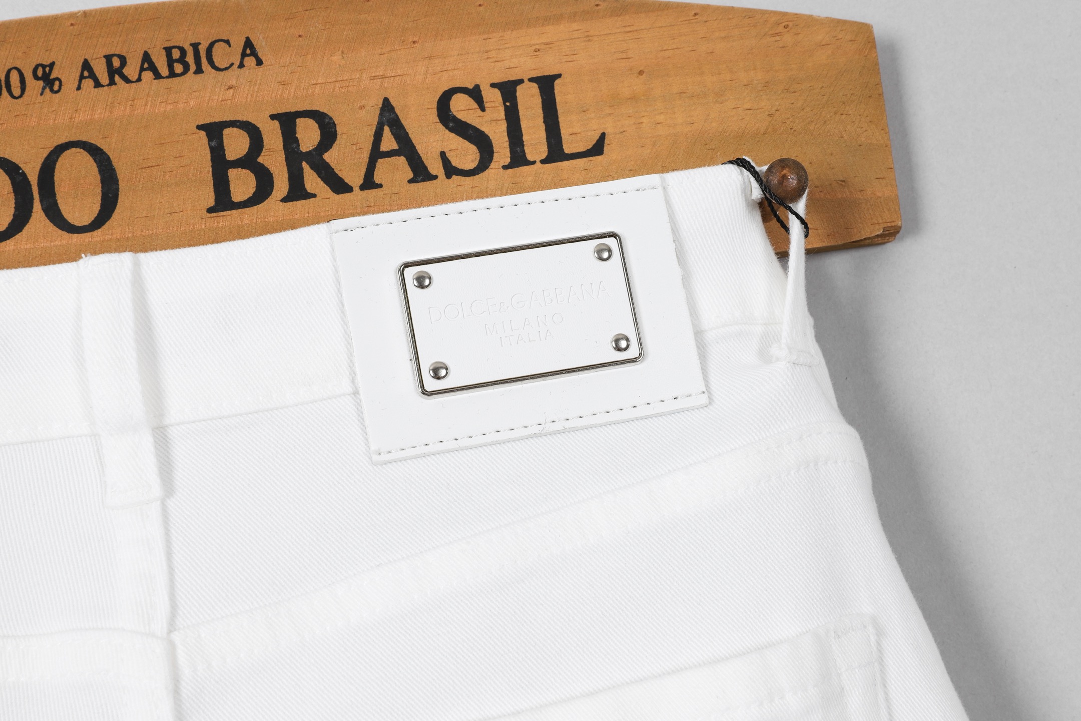 Dolce & Gabbana White Denim Jeans, Slim Fit, Embroidered Logo, Sizes 29-38 6 i1746029779106 6086 0 4