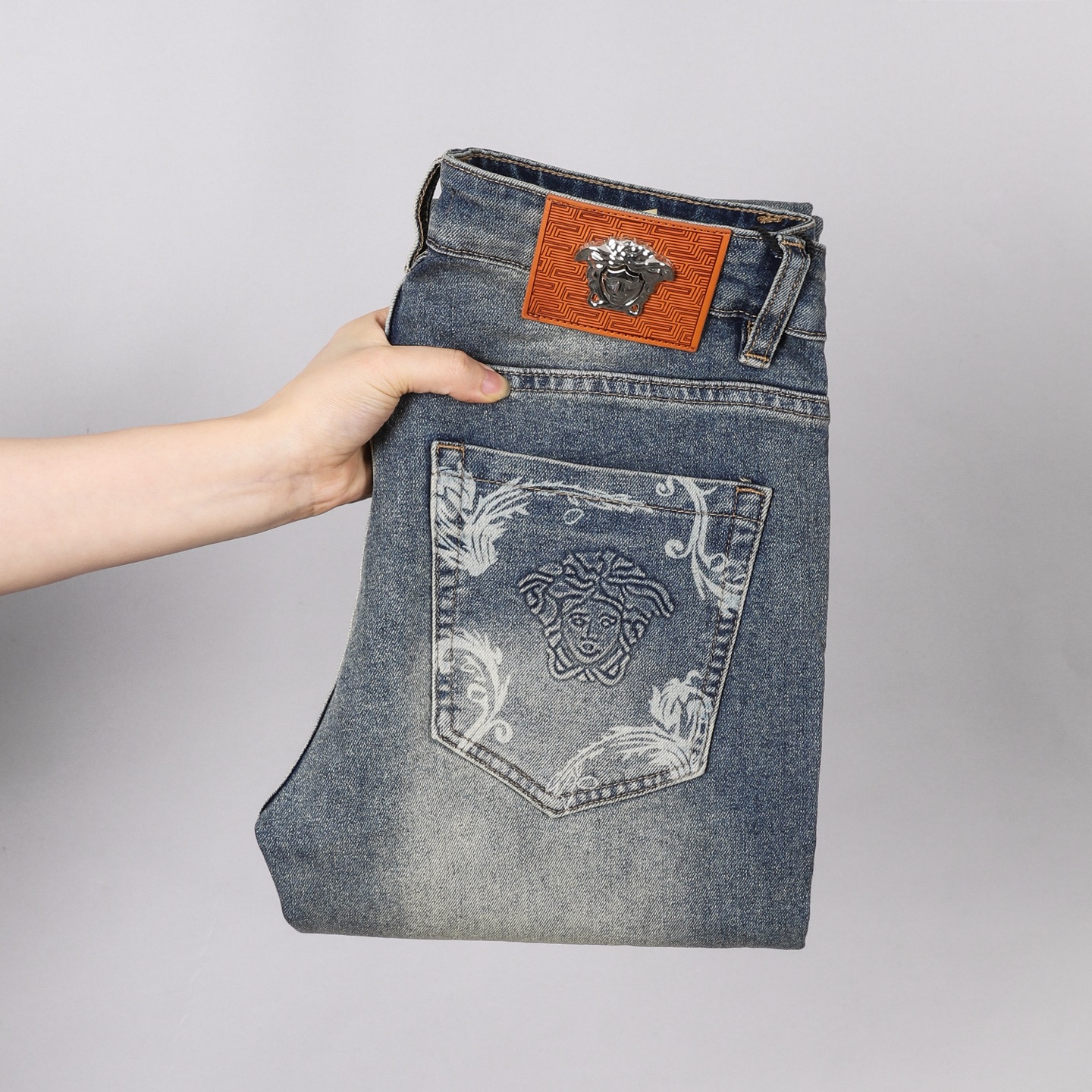 Versace Jeans for Men Slim Fit Denim Pants Fashionable Design Trousers 2 i1746030205193 6652 0 0