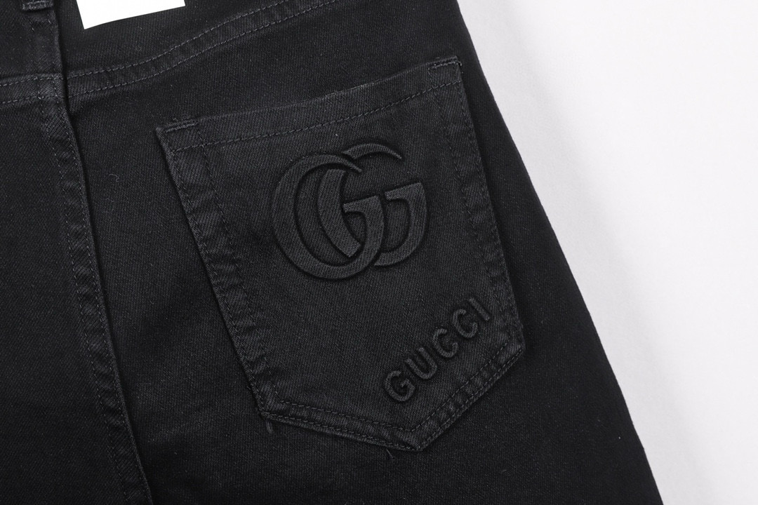 GUCCI 男性用デザイン牛仔裤 - 修身・快適なスタイル