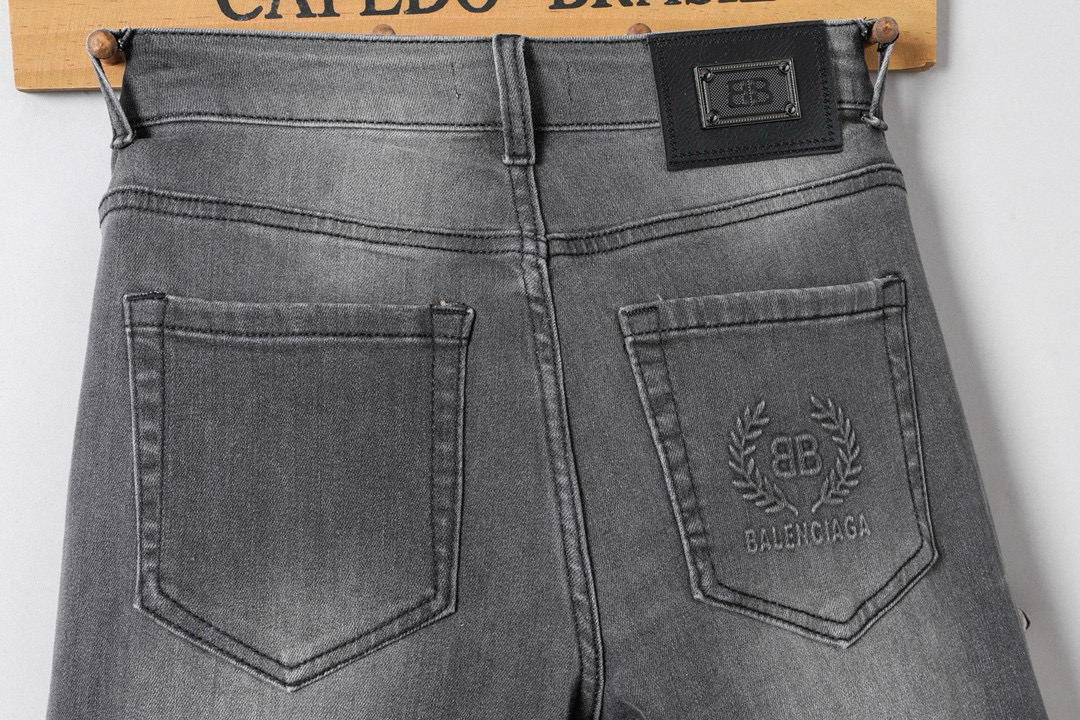 パリ世家 メンズ デニムパンツ 修身デザイン