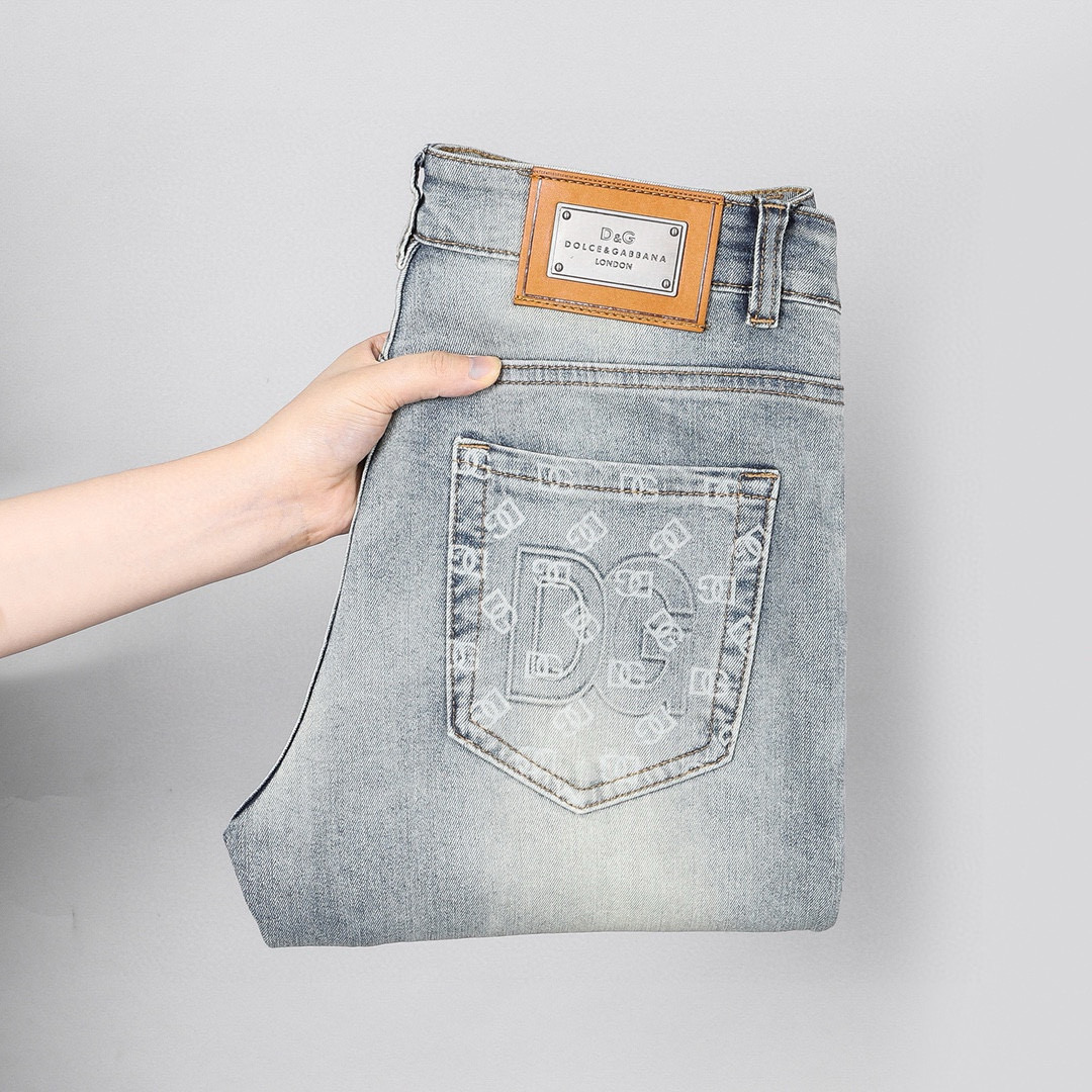 DG 男性用プレミアムデニムパンツ - スタイリッシュなデザインと快適なフィット感