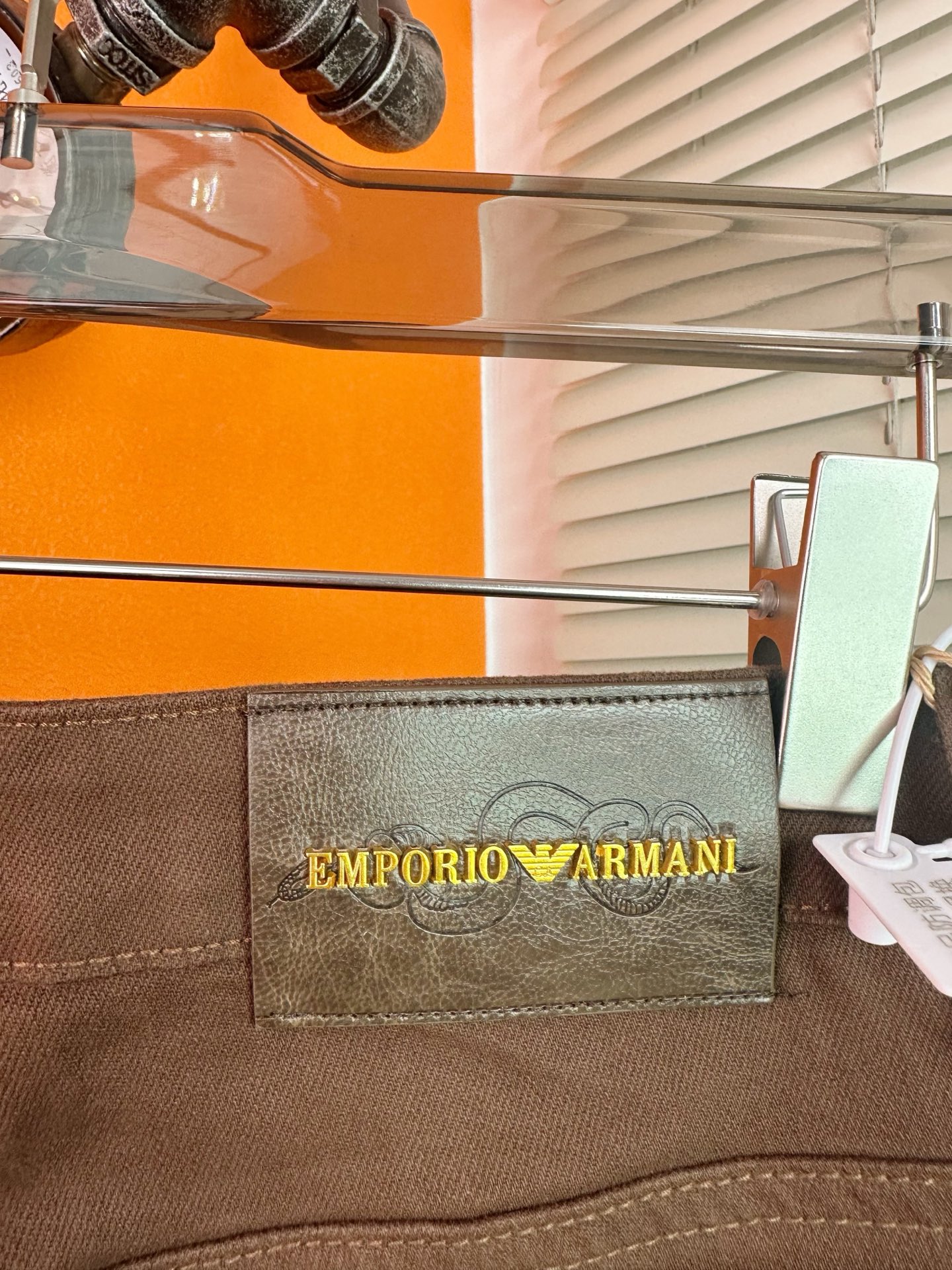 阿玛尼 メンズファッション デニムパンツ クラシックスタイル 弾力性小ストレート