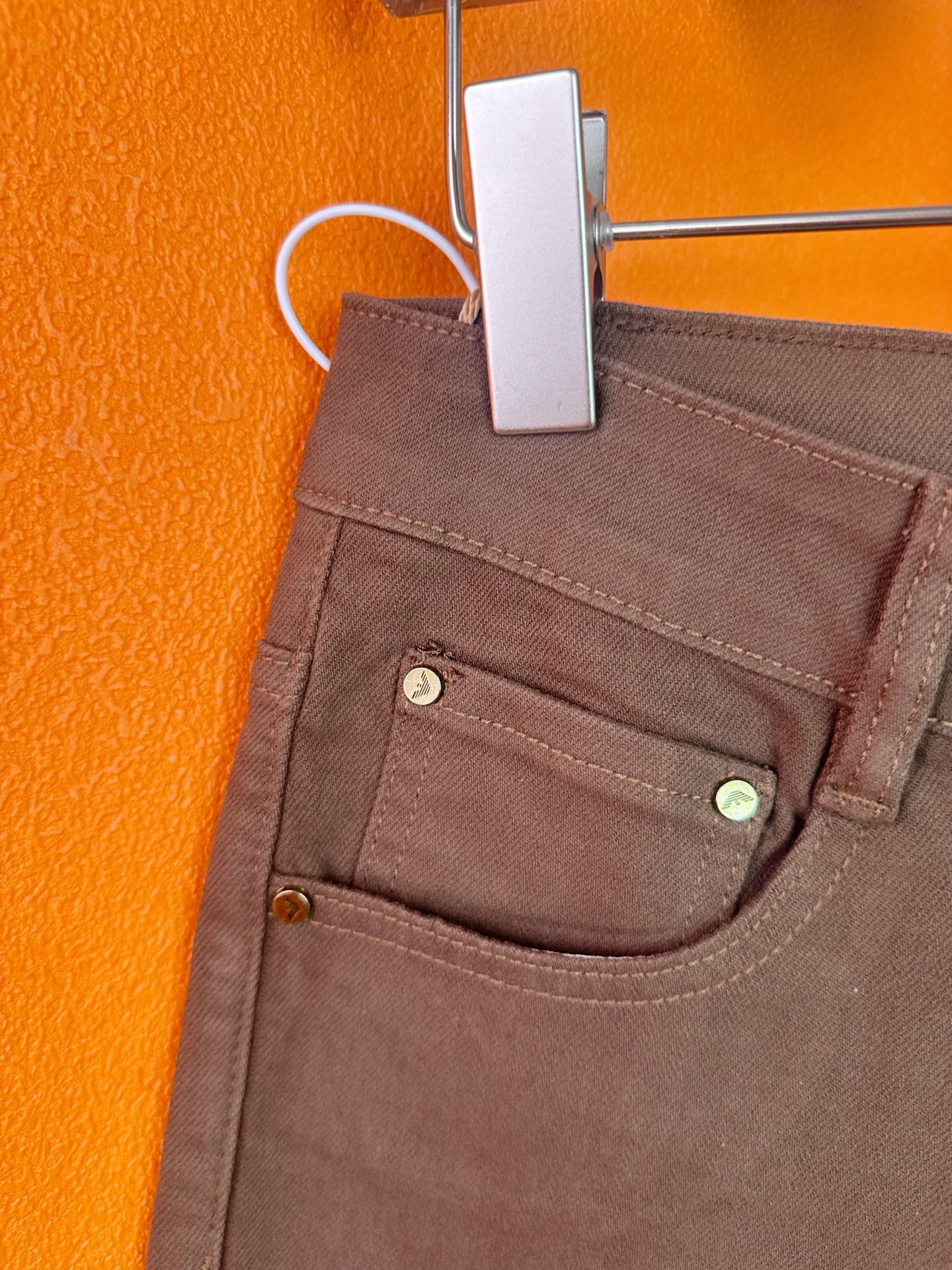 阿玛尼 メンズファッション デニムパンツ クラシックスタイル 弾力性小ストレート