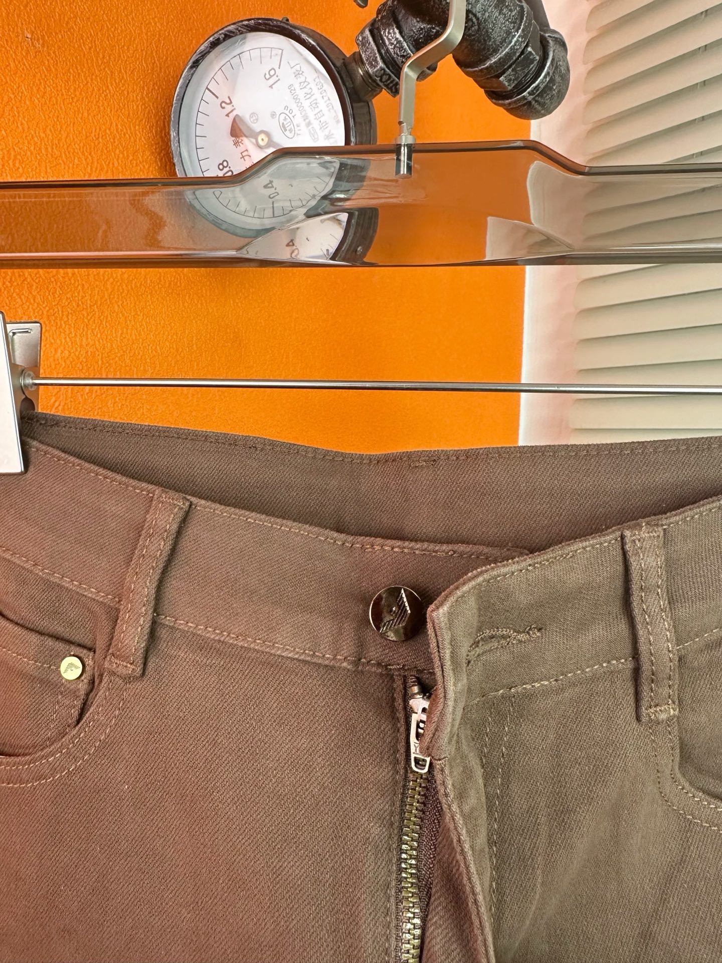 阿玛尼 メンズファッション デニムパンツ クラシックスタイル 弾力性小ストレート