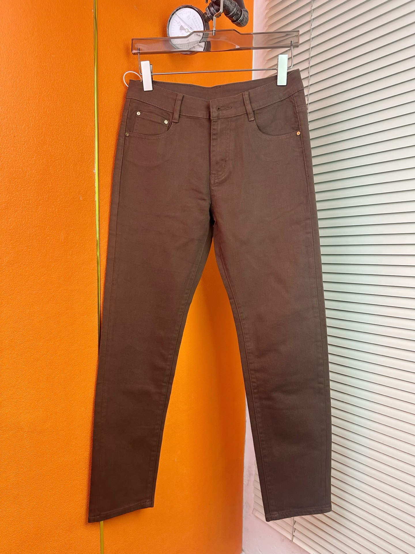 阿玛尼 メンズファッション デニムパンツ クラシックスタイル 弾力性小ストレート