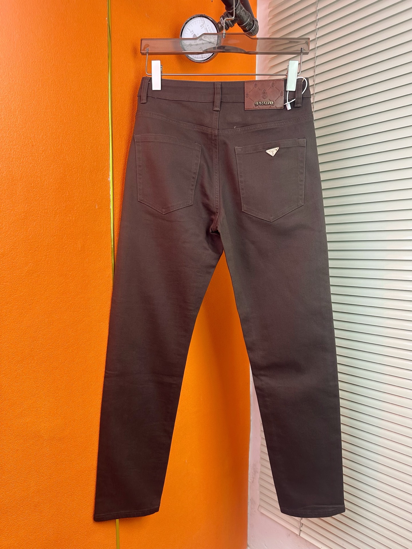 プラダ メンズ デニムパンツ 秋冬新作 弾力小直筒スタイル