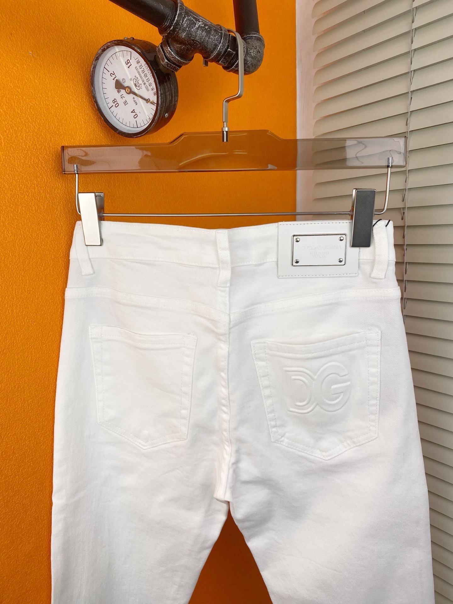 D&G 男性用ファッション牛仔パンツ - 秋冬新作・修身小脚スタイル