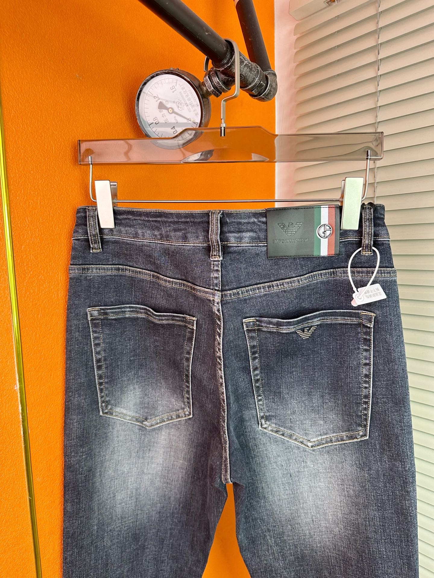 D&G メンズ牛仔パンツ 弾力修身小直筒 秋冬新作