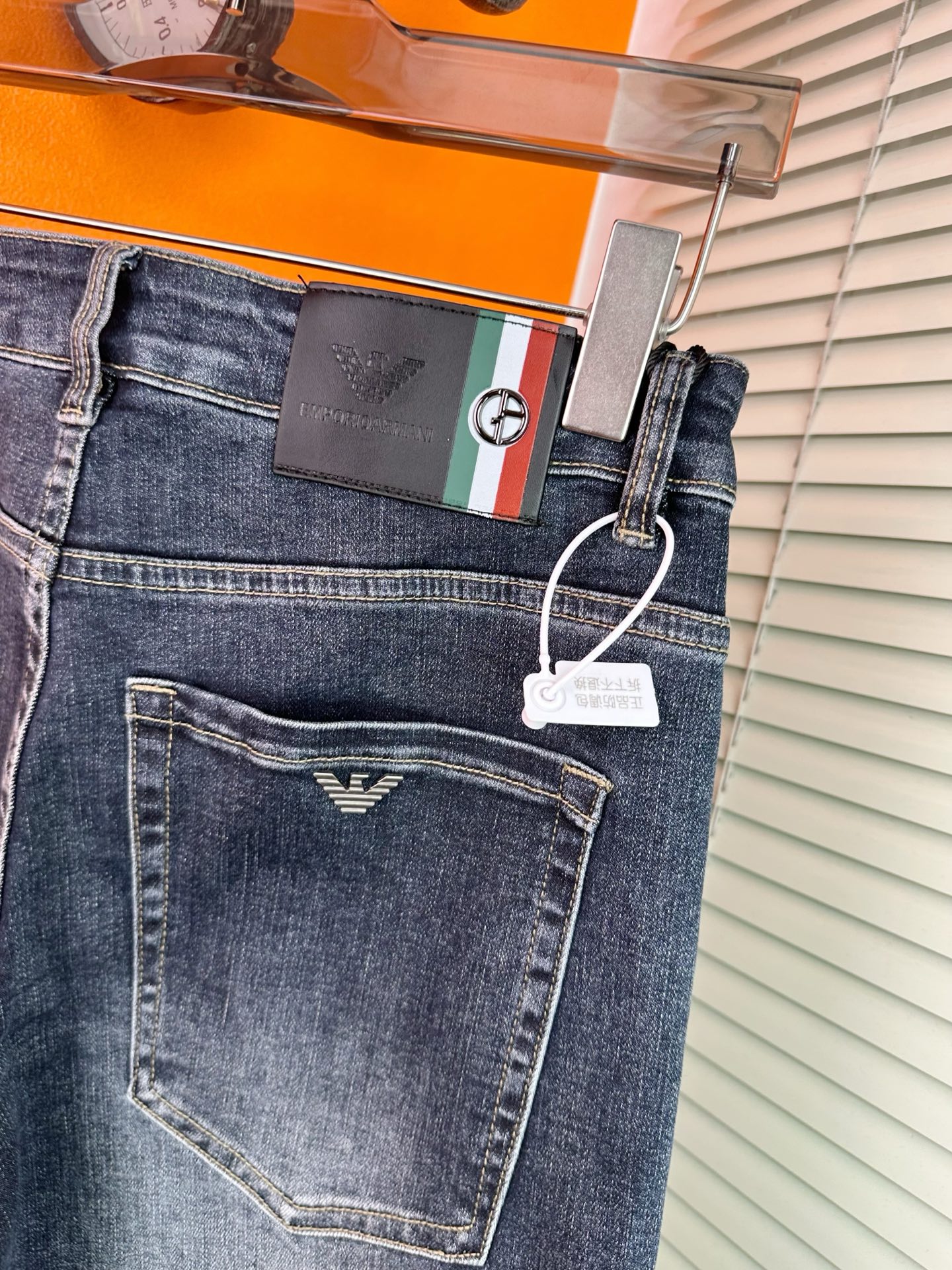 D&G メンズ牛仔パンツ 弾力修身小直筒 秋冬新作