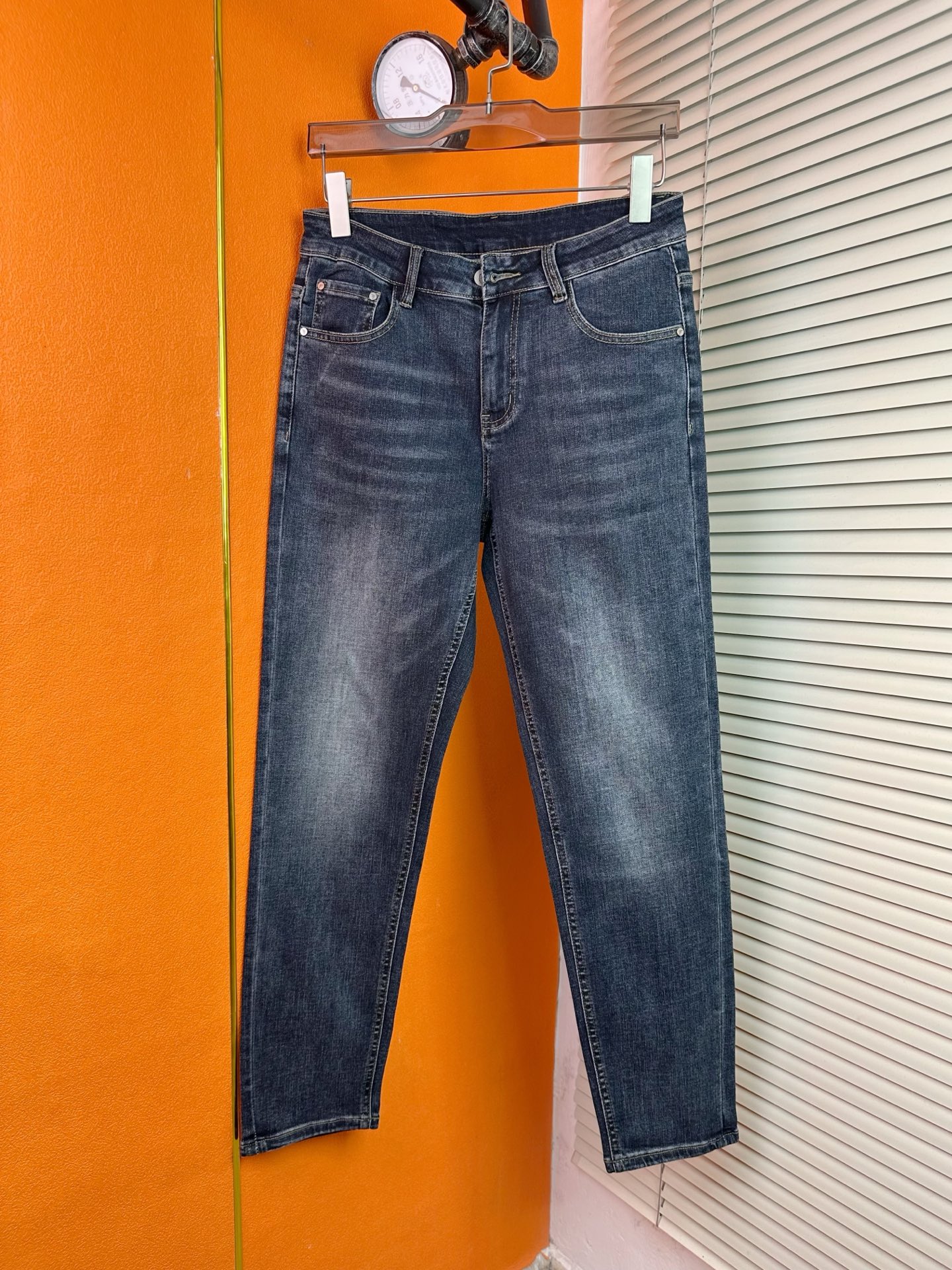 D&G メンズ牛仔パンツ 弾力修身小直筒 秋冬新作