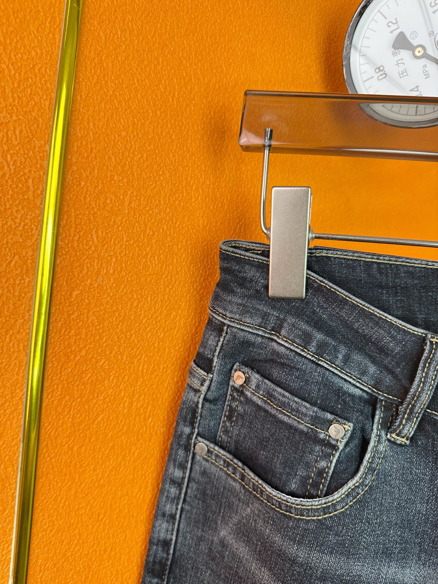 D&G メンズ牛仔パンツ 弾力修身小直筒 秋冬新作