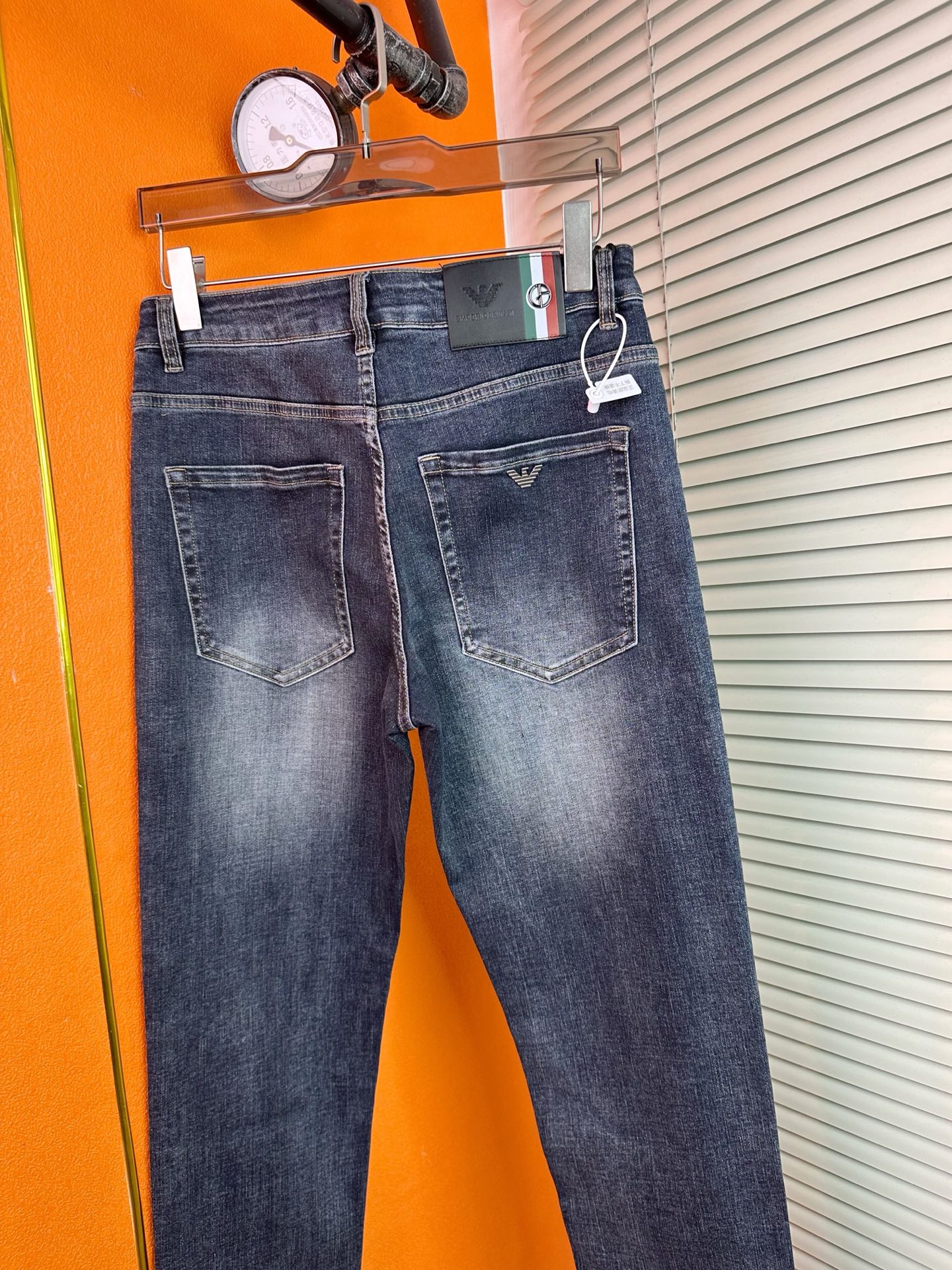 D&G メンズ牛仔パンツ 弾力修身小直筒 秋冬新作