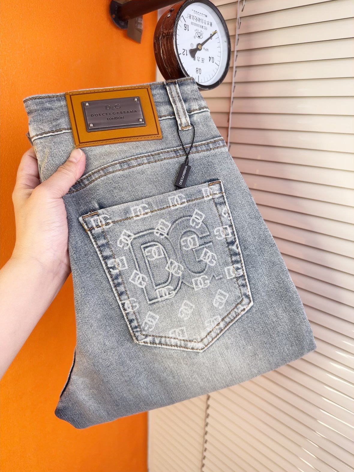 D&Gスタイル メンズ デニムパンツ 弾力修身小脚 秋冬向け