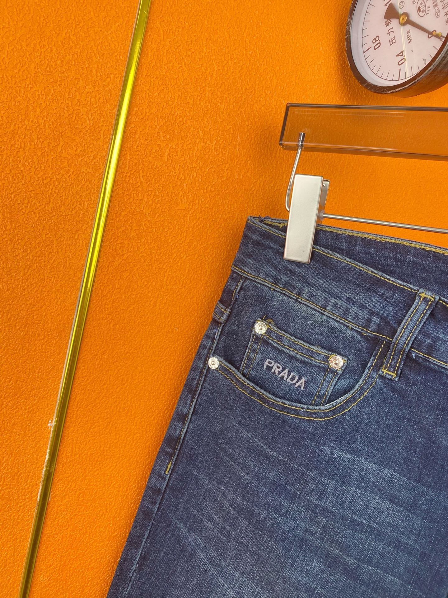 プラダ メンズ ストレッチデニムパンツ 秋冬新作